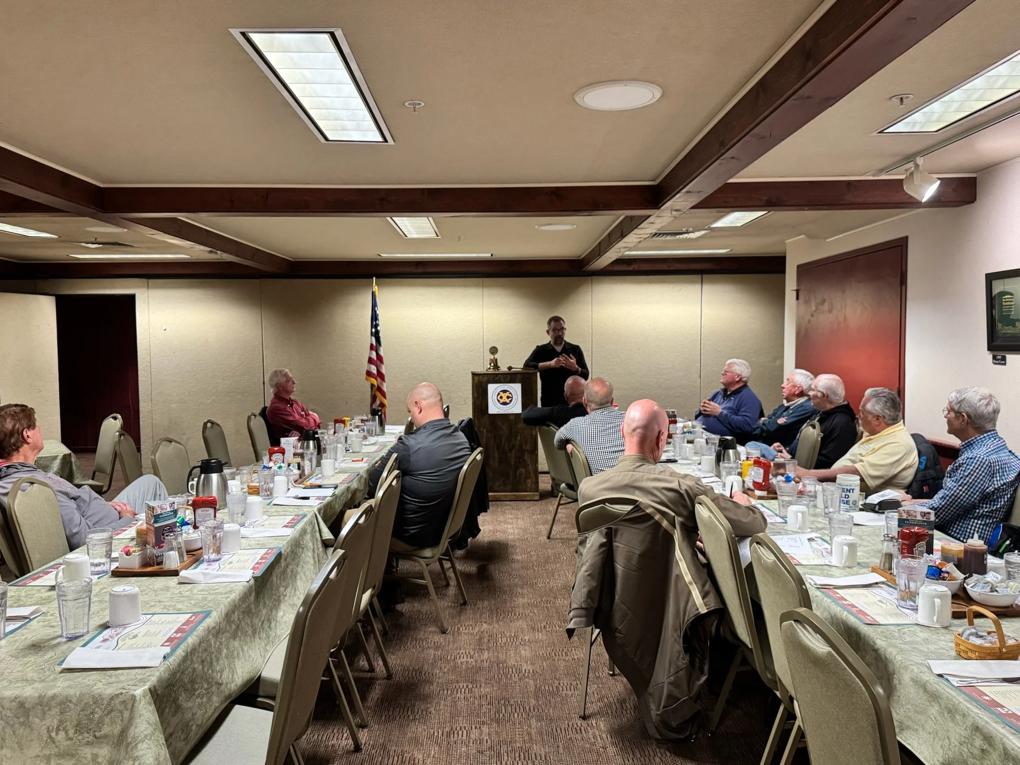 Last Wednesday, Jared Beasley (Executive Director of the CHC) had the opportunity to share the CHC's mission and community impact with the Crystal Valley Exchange Club  It was a great morning of conversation, networking, and bringing awareness to the