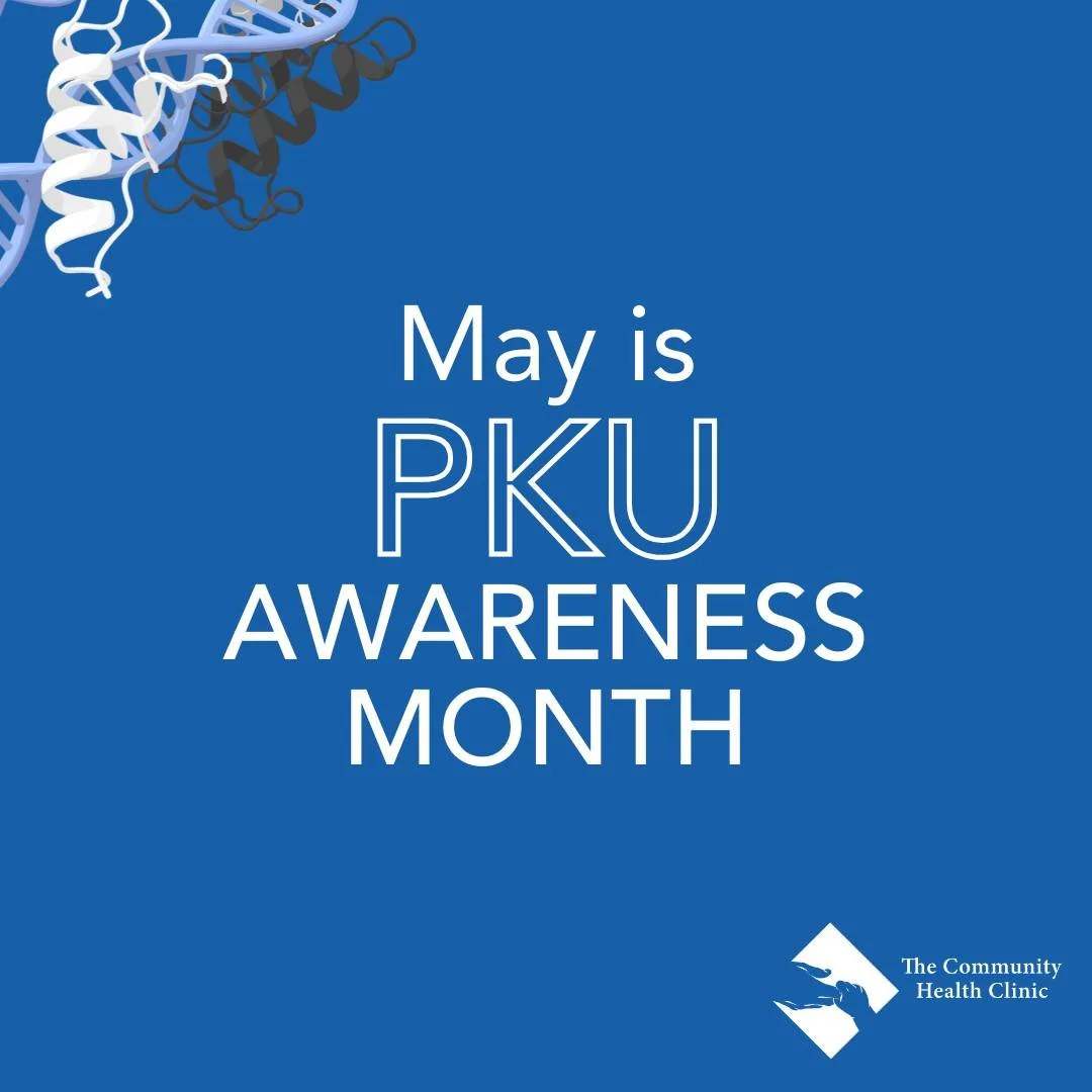 May is PKU Awareness Month 💙

At the CHC, PKU is the largest rare disease population we serve. Our specialized PKU Clinic was created within our clinical services to provide streamlined, consistent, and personalized care for individuals and families