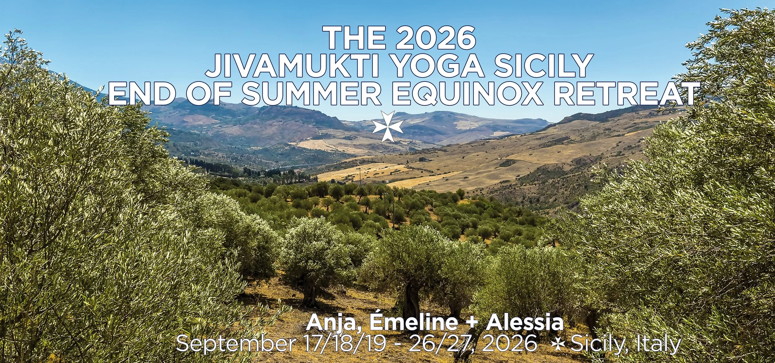 THE 2026 JIVAMUKTI YOGA SICILY END OF SUMMER EQUINOX RETREAT