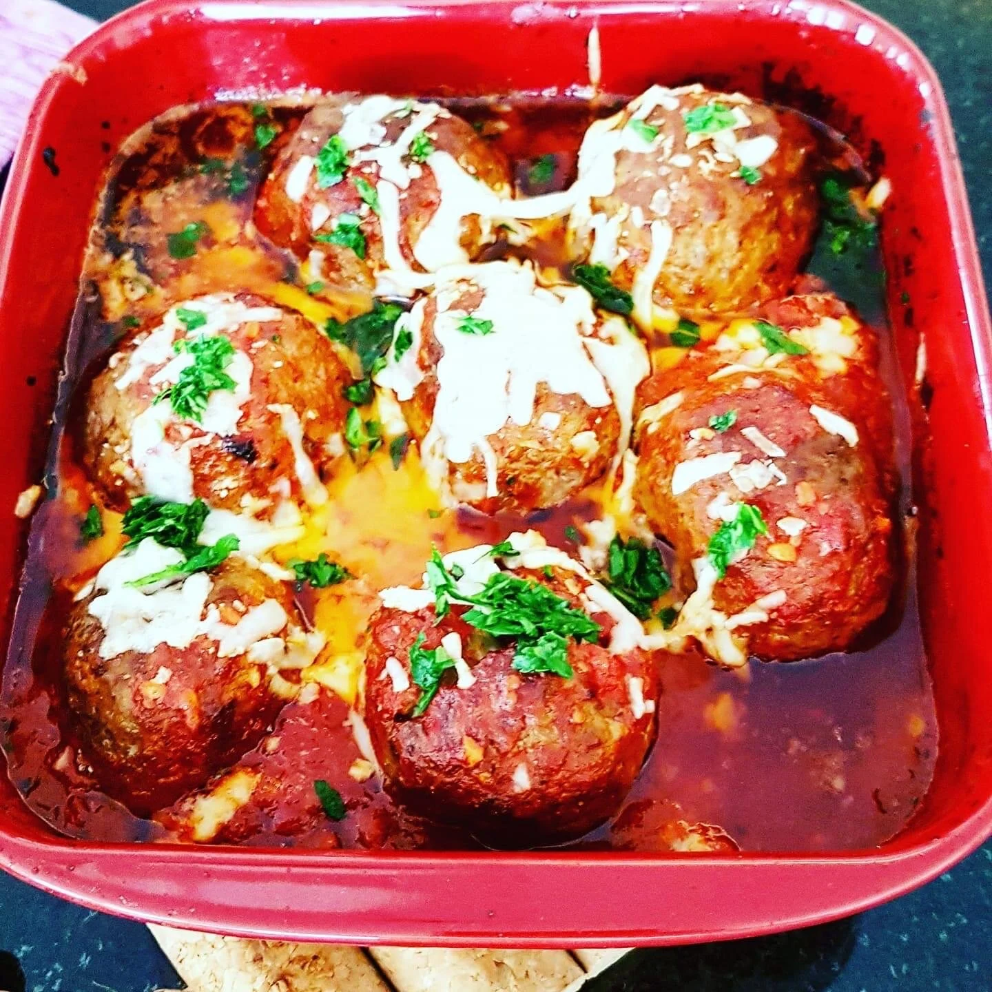 Potato and Red Chilli stuffed Kofta in Tomato Sauce