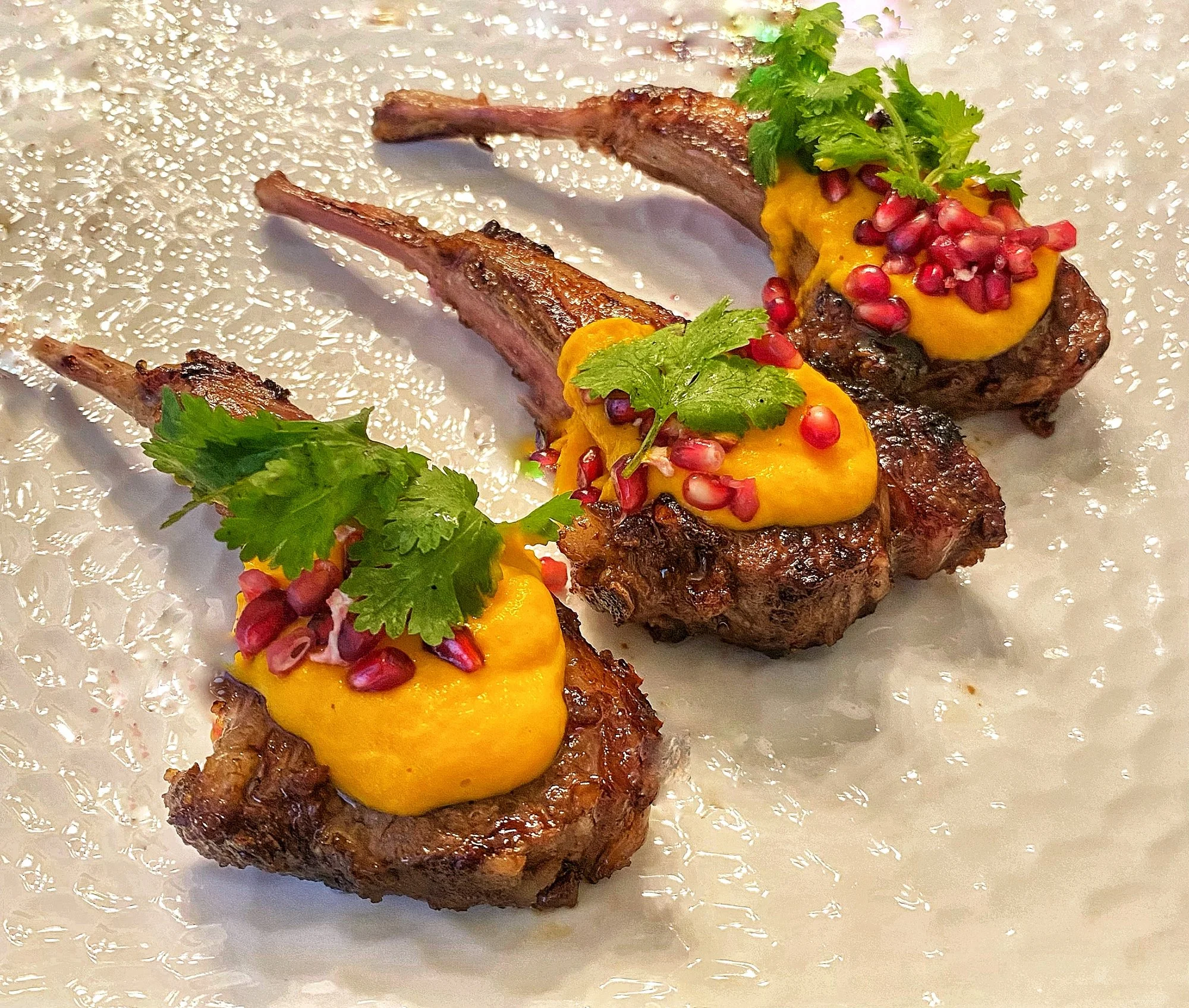 Moroccan inspired Lamb Cutlets