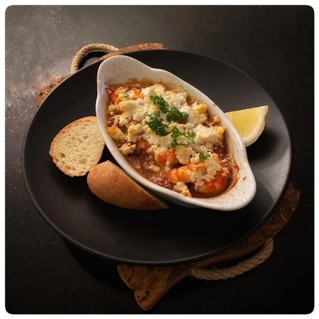 Shrimp Saganaki
