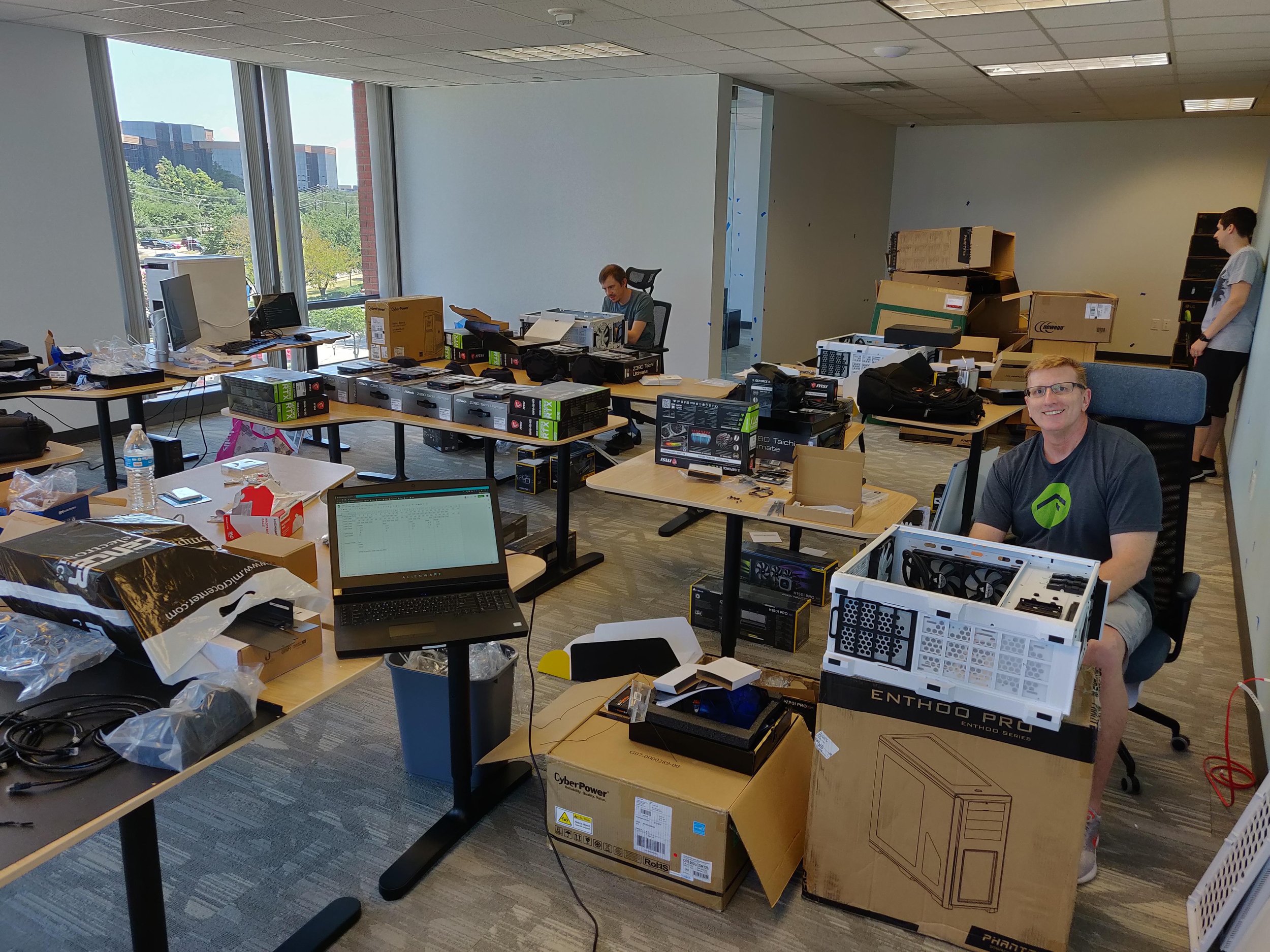 Building PCs and an office space!