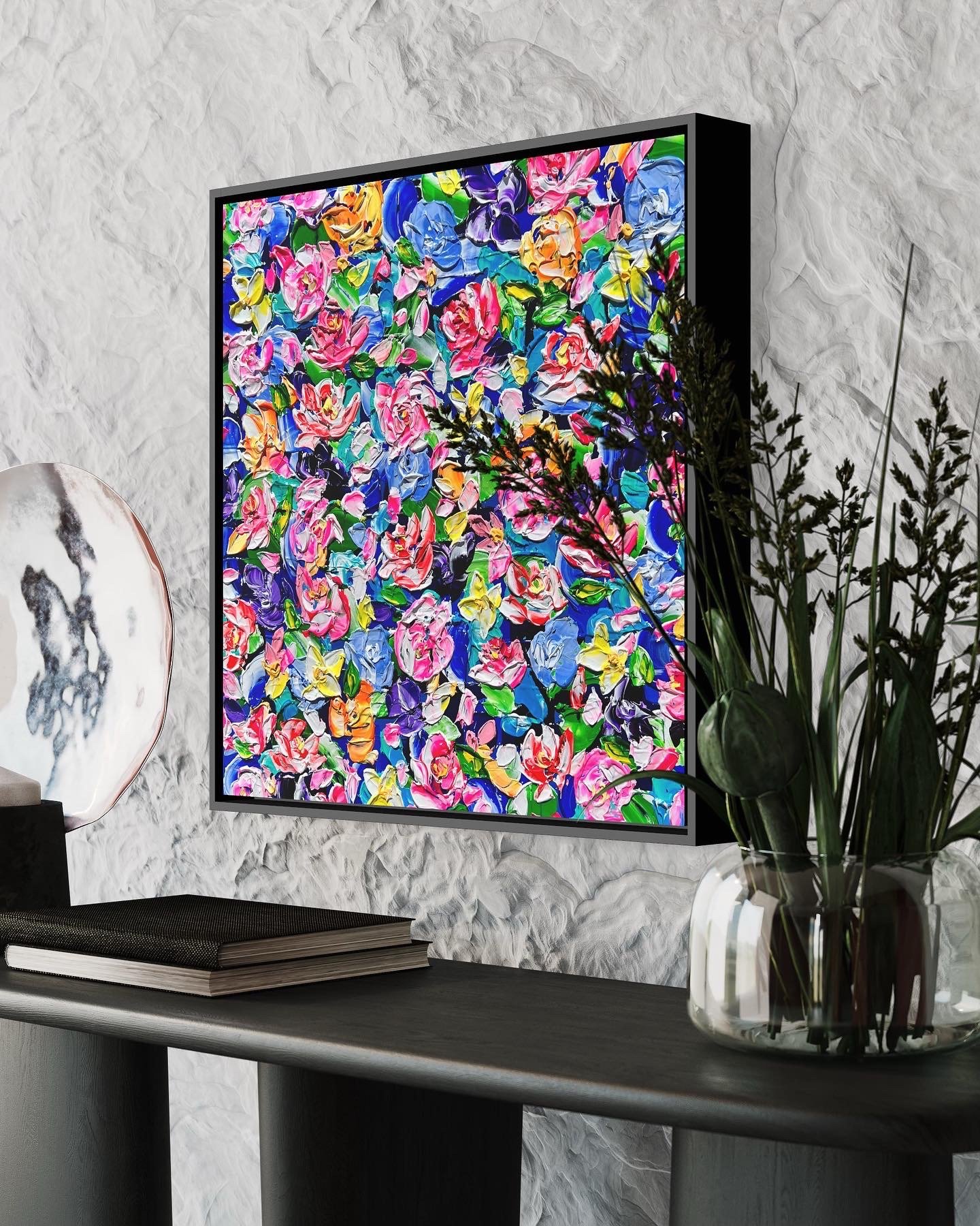 'Sweet Like Honey' by Alex Hunt Canadian Abstract Floral Artist from Calgary and Ontario.JPG