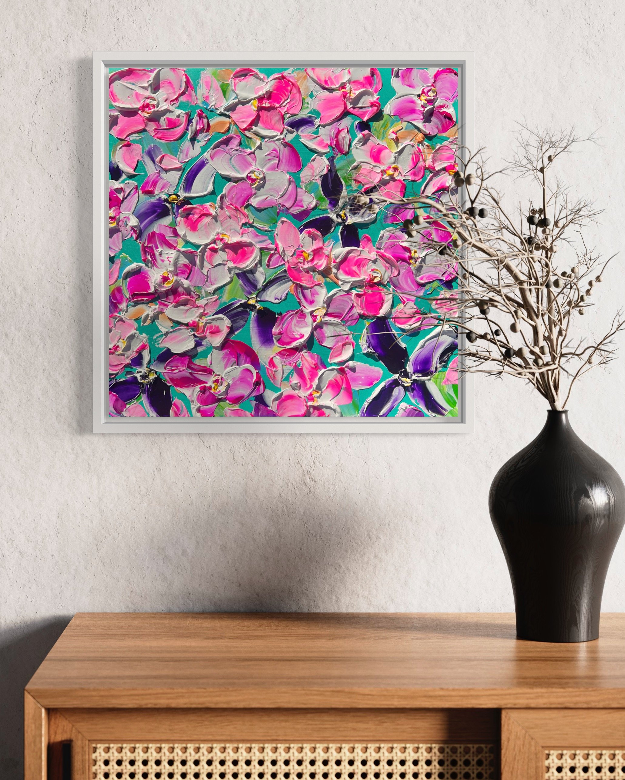 Blooming Beauties by Alex Hunt Canadian Abstract Floral Artist.JPG