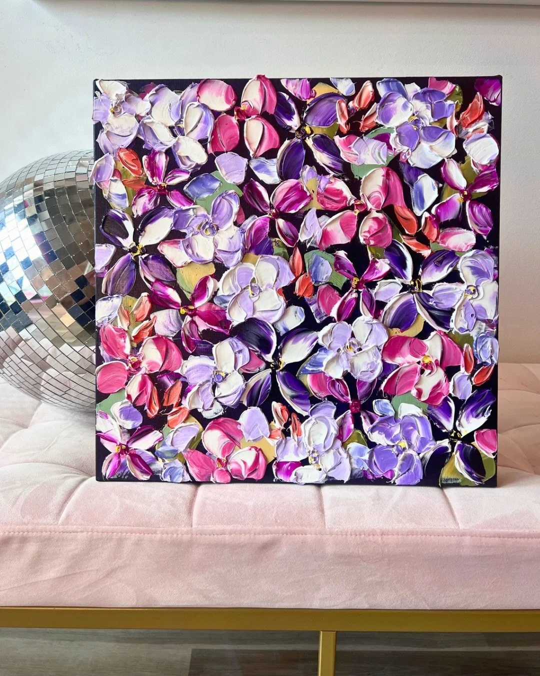 ✨SOLD✨

&lsquo;Floral Enchantment&rsquo; has sold to a new collector! 

SWIPE ➡️ to see similar paintings available in my shop! 

#floralart #flowers #contemporaryart #abstractart