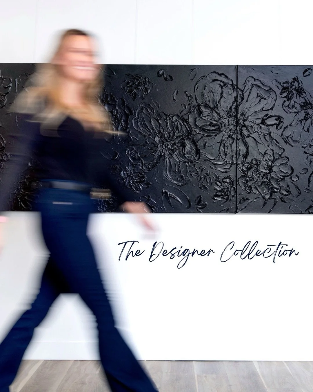 It is rare that I paint florals in all black 🖤 

For a limited time, save 15% off the Designer Collection. Discount applied at checkout. 🖤 

#originalart #contemporaryhome #contemporary #homedecorideas #elledecor