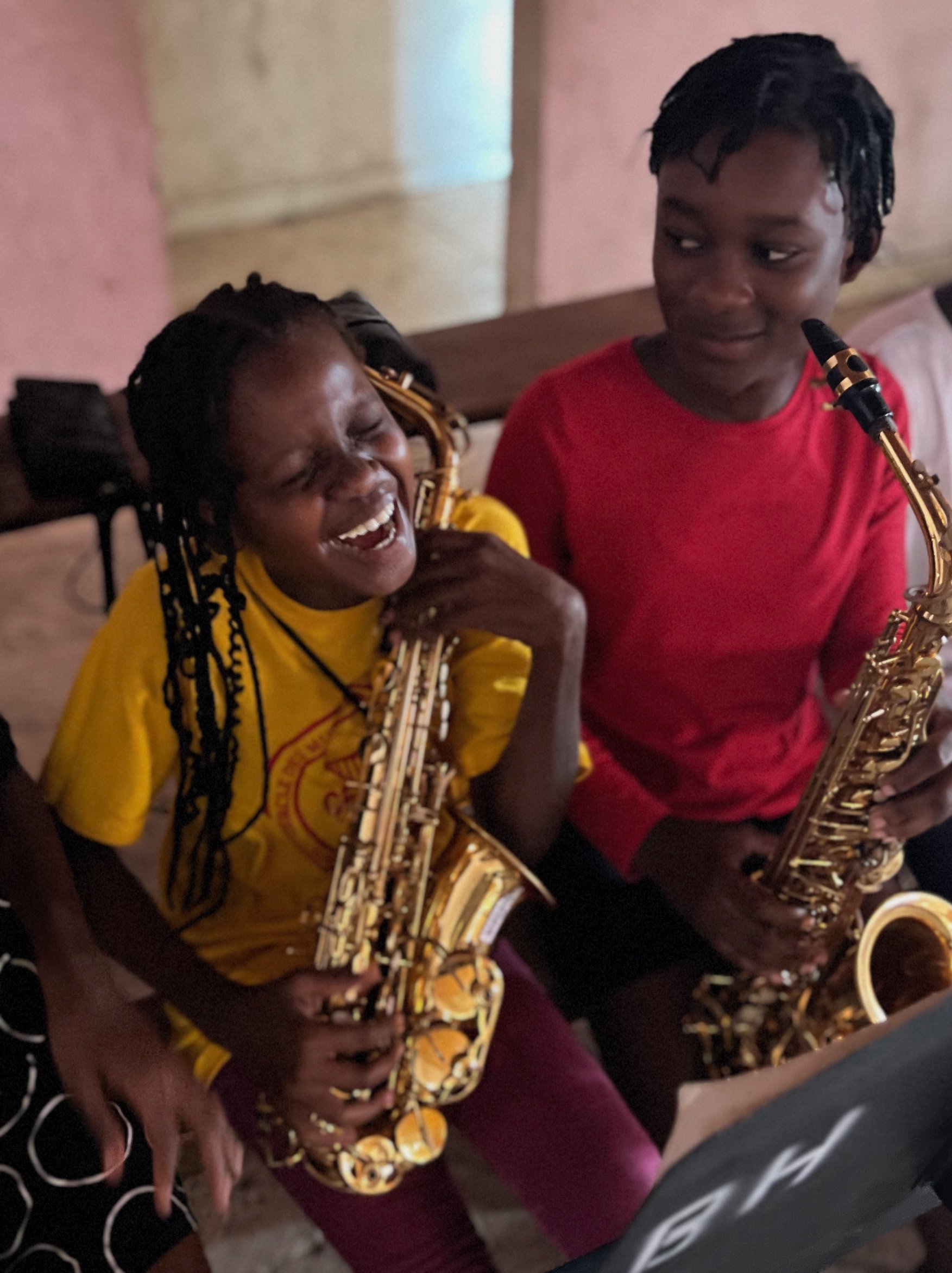 Camp Grand Riviere - laughing sax girl.jpg