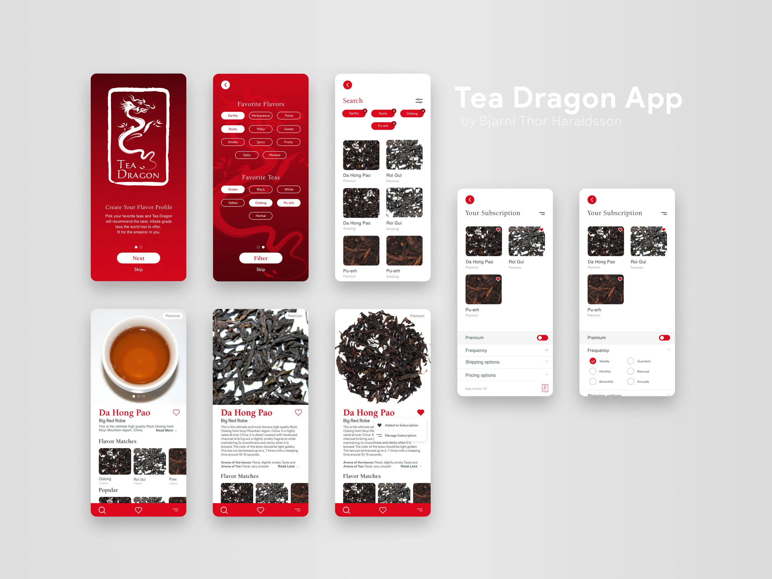 Tea Dragon App Concept