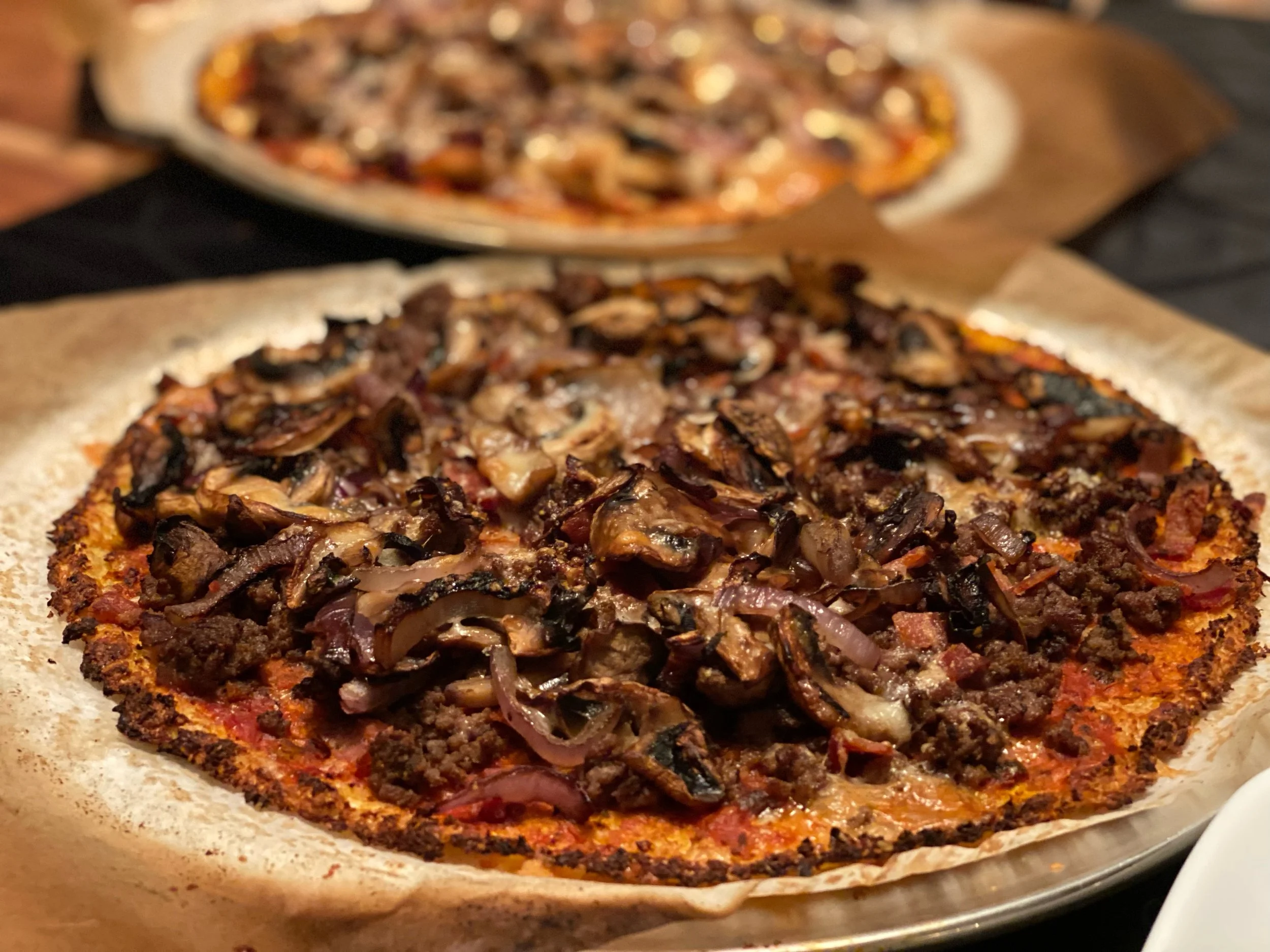 Trop chou, la croûte de Pizza chou-fleurs