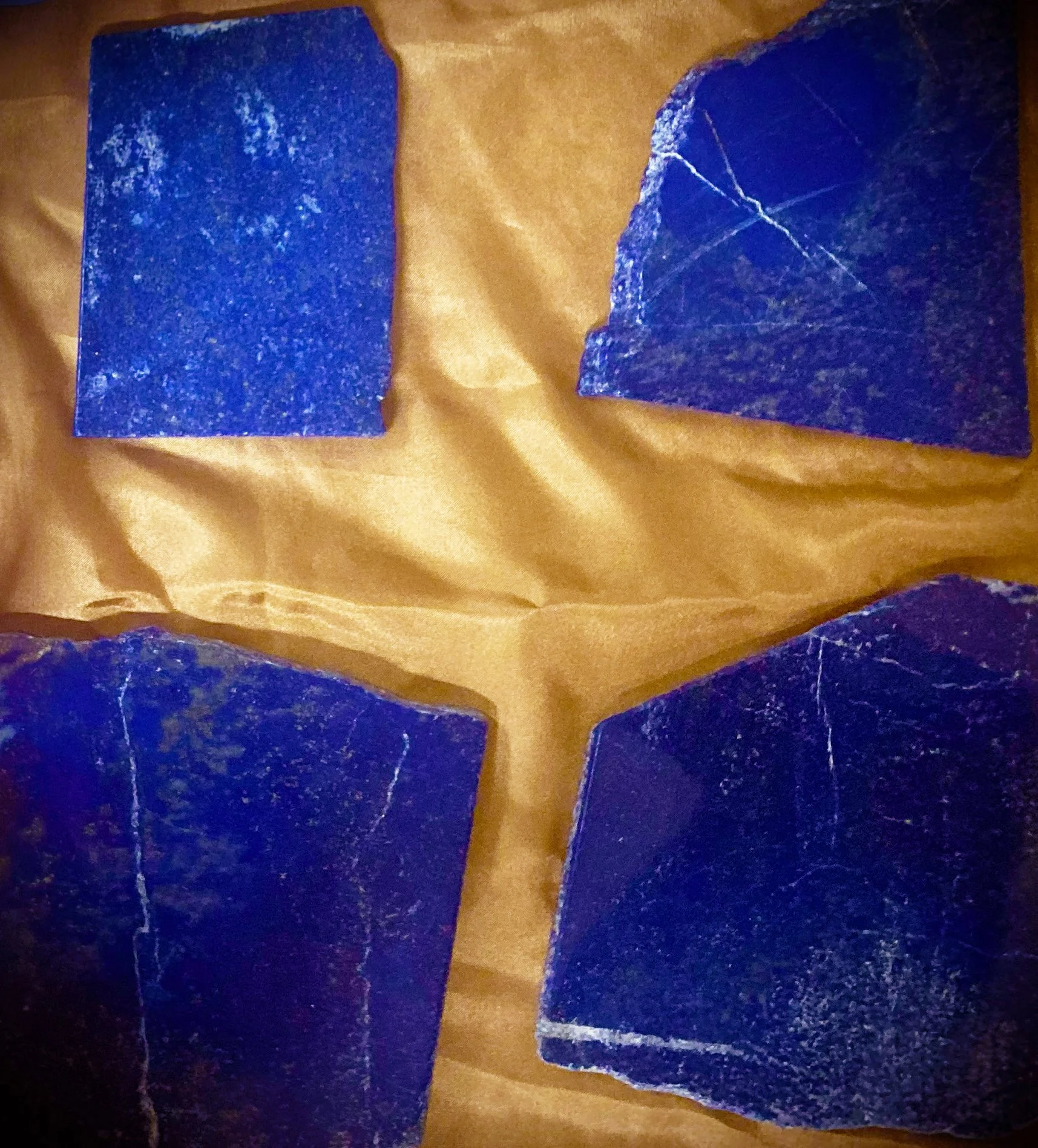 Marble Dust, Lapis, and Gold