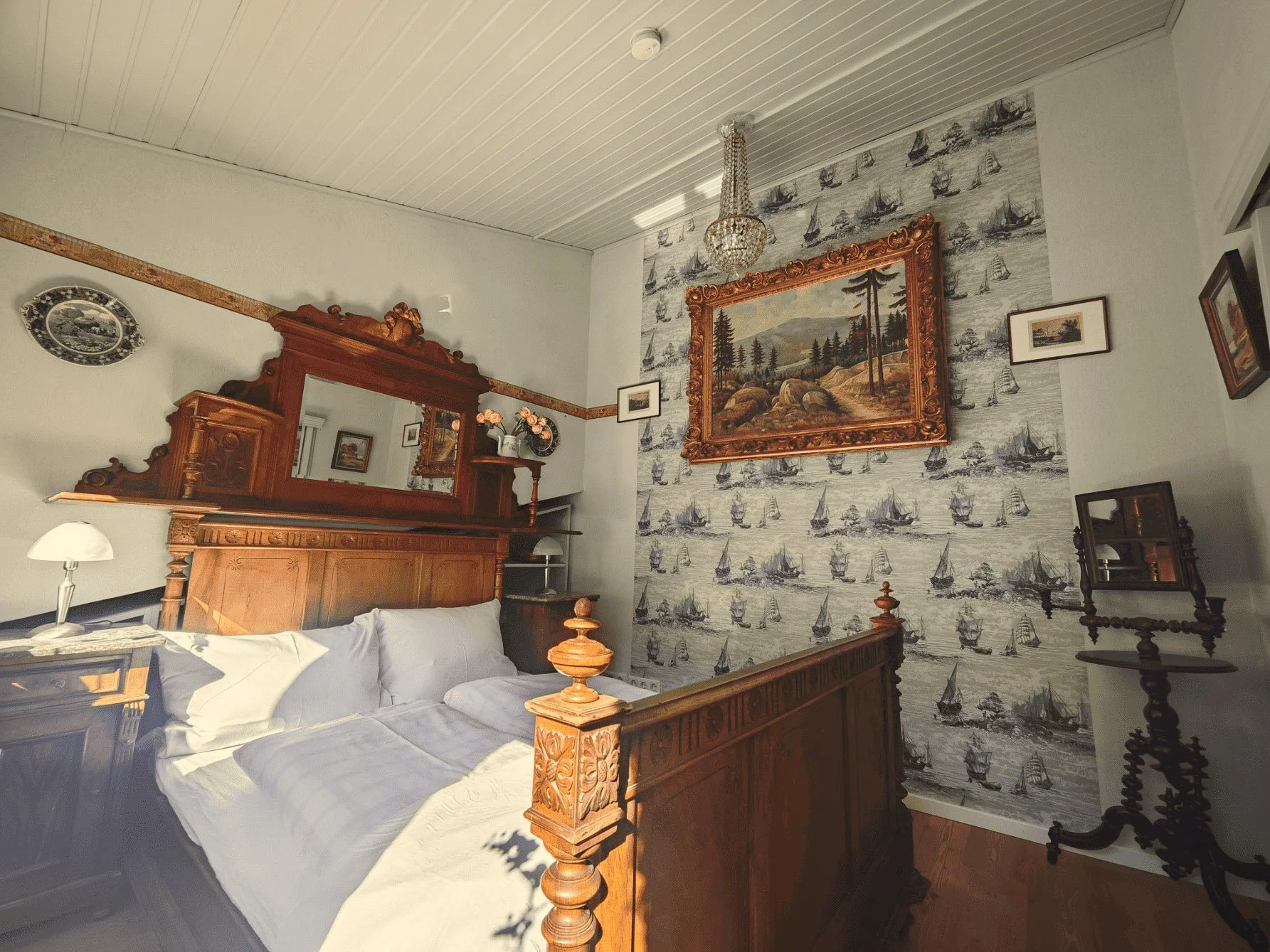 Schlafzimmer Fewo Gustav in der Villa Charlotte, Bad Harzburg