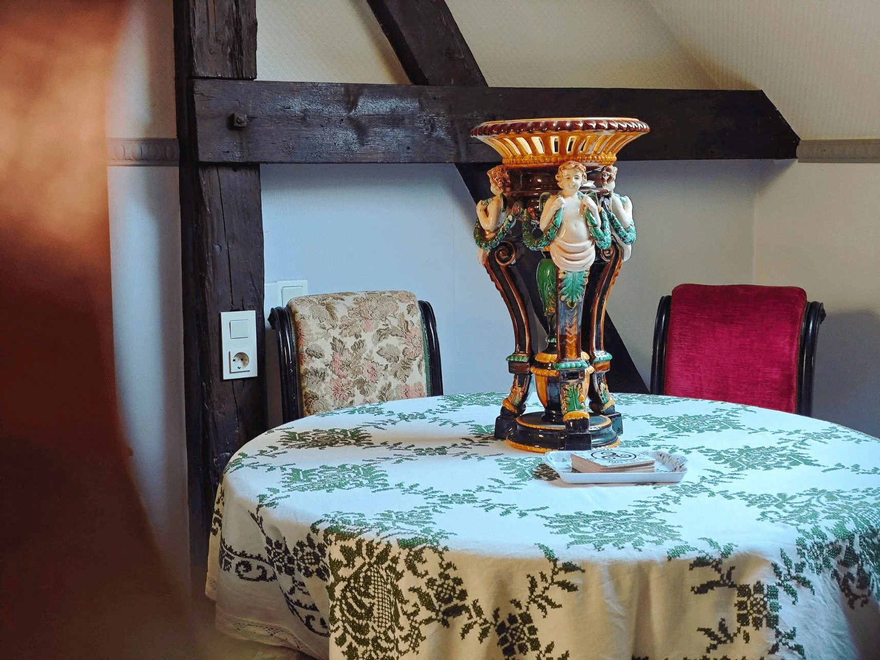Wohnzimmer Fewo Gustav in der Villa Charlotte, Bad Harzburg