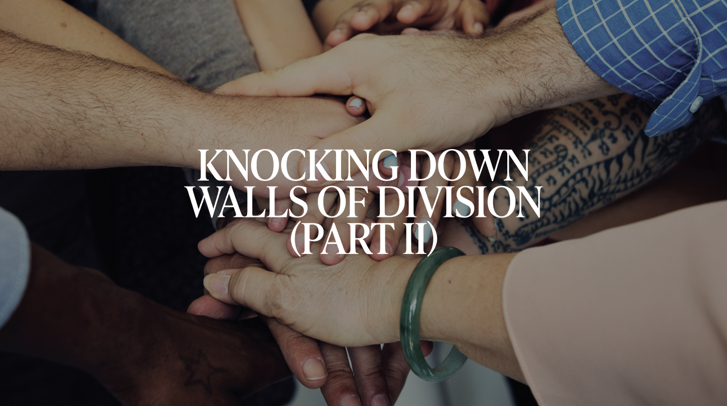 Knocking Down Walls Of Division (Part II)