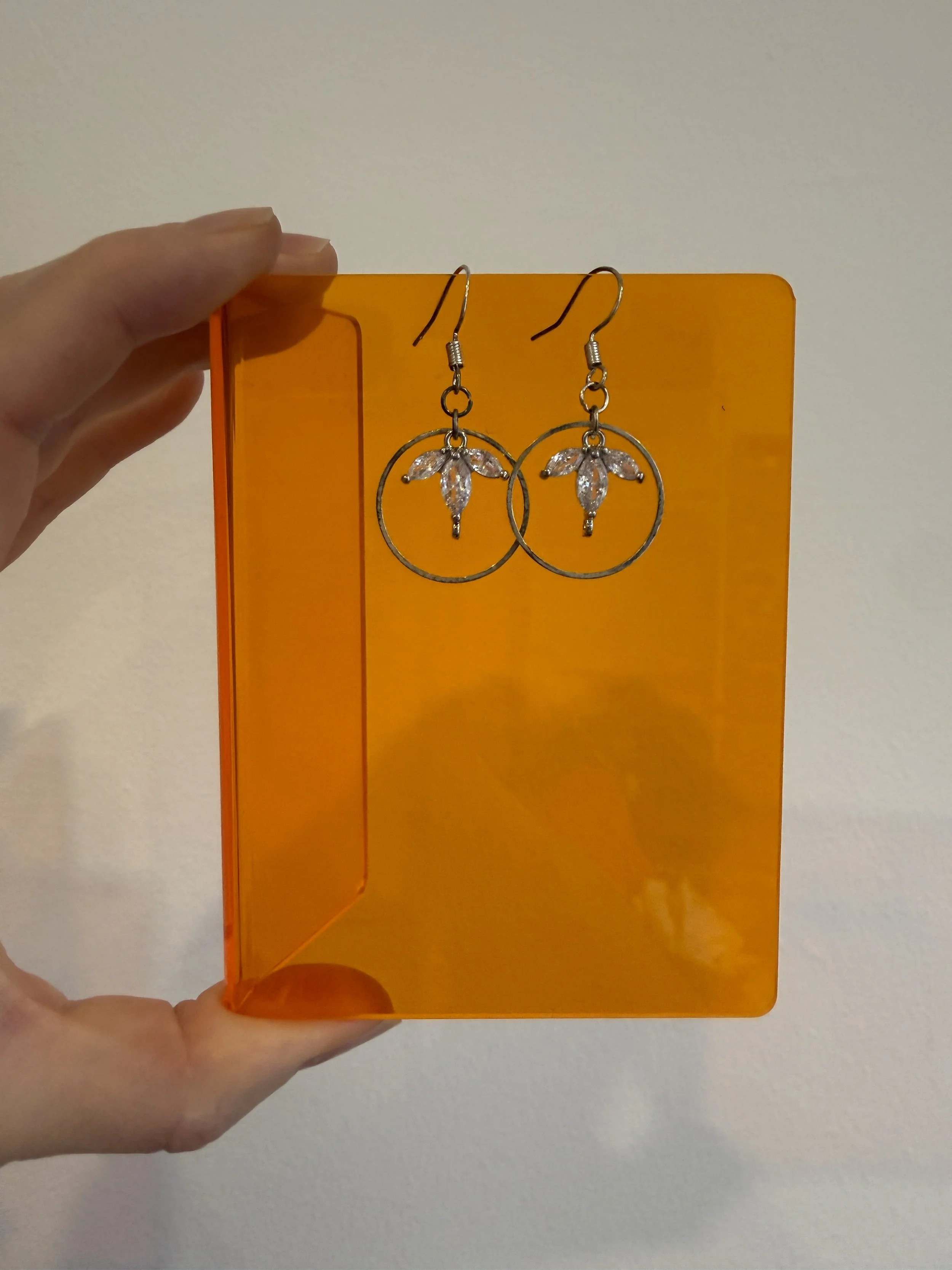 Silver Small Hoops