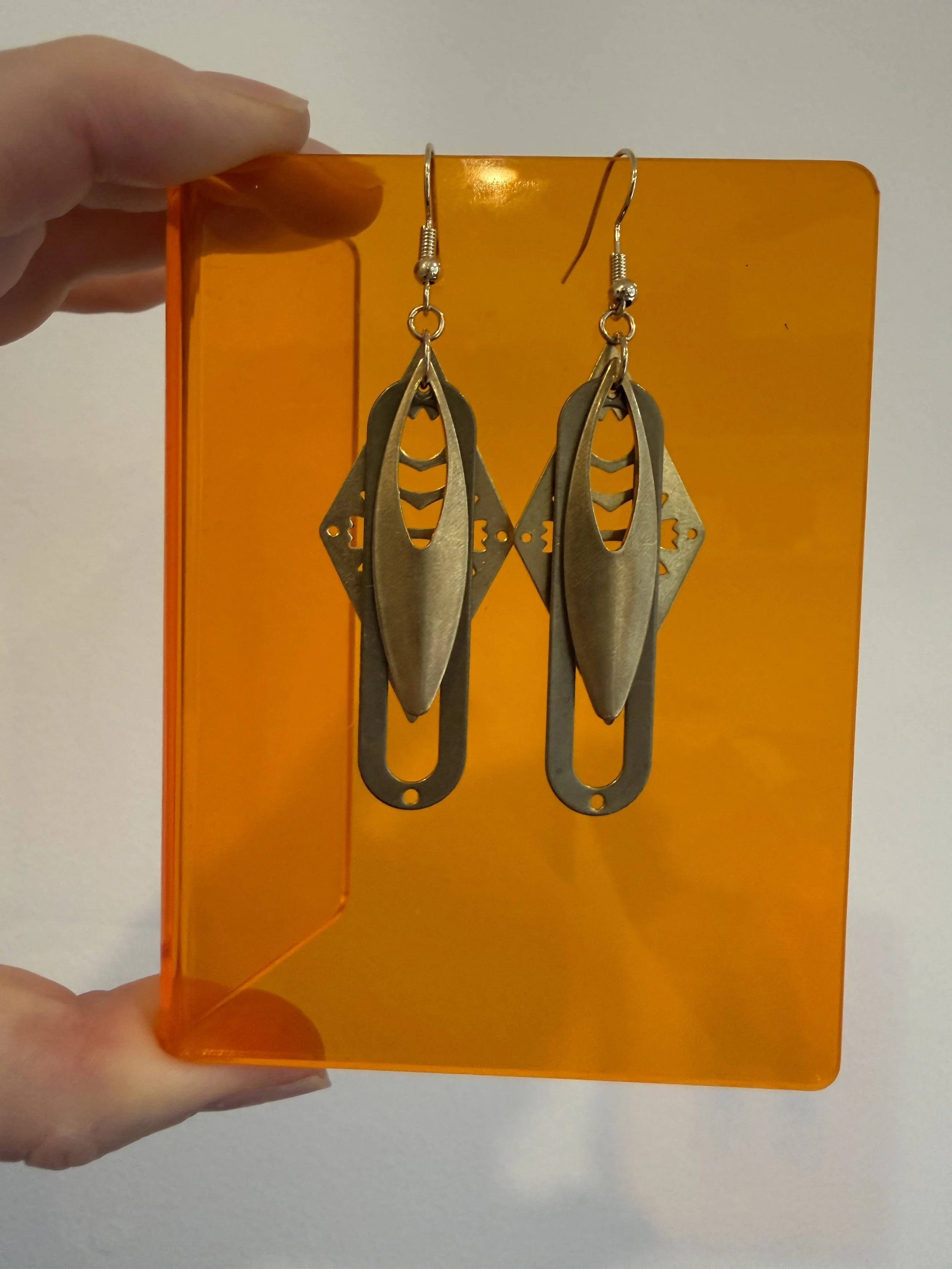 Brass Multitudes Earrings