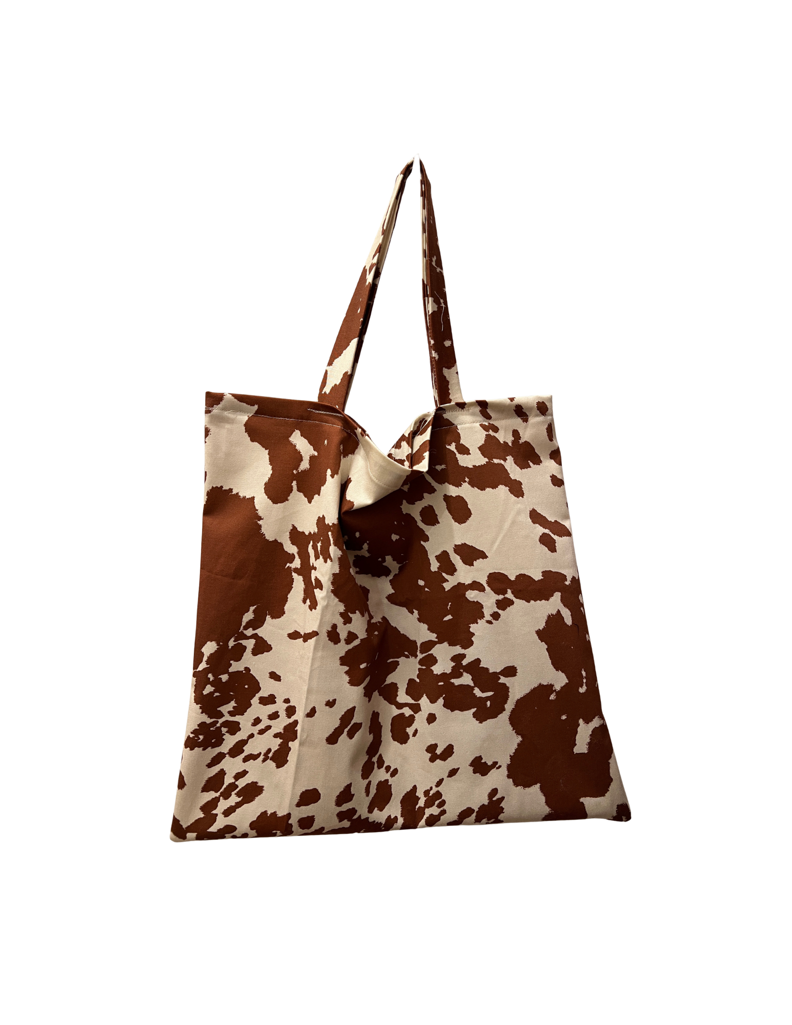 Brown Cow Print Tote