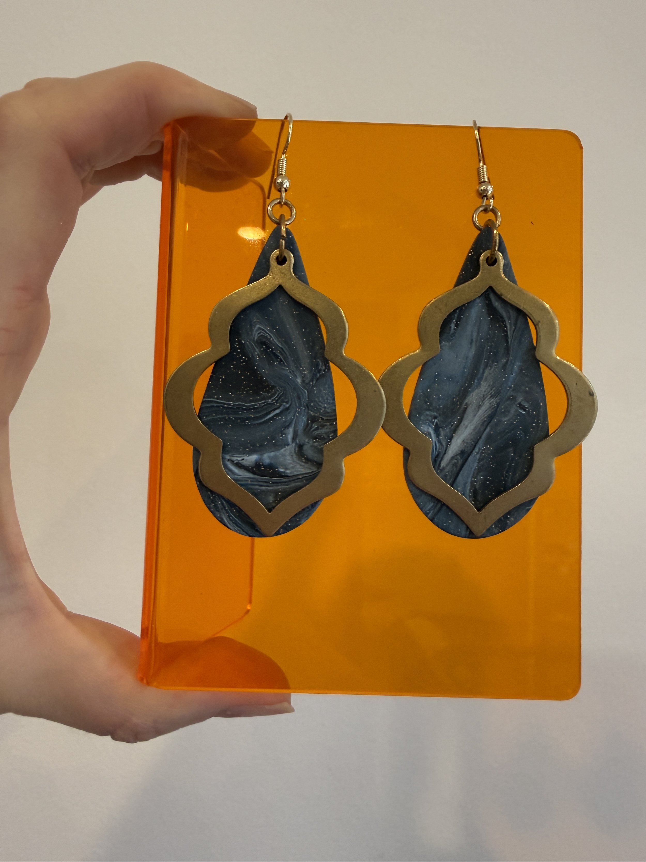 Bronze Raindrop Earrings