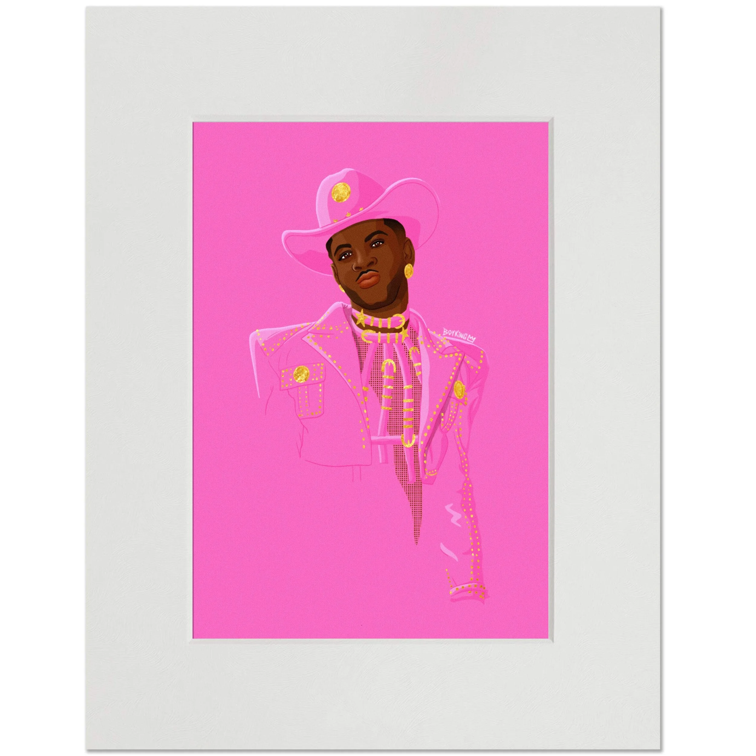 LIL NAS X Art Print BOYKINGDOM