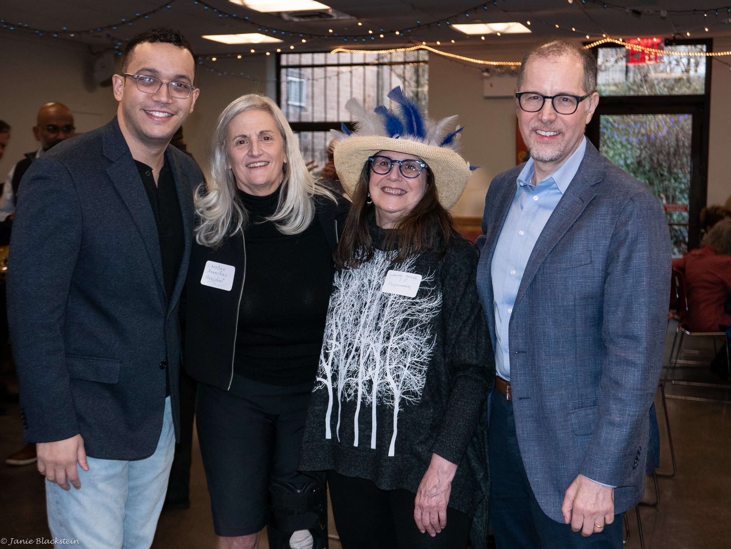 City Council 7 Shaun Abreu; President WSD Christine Annechino; WSD Board member Laurie Mendik; Manhattan Borough President Mark Levine