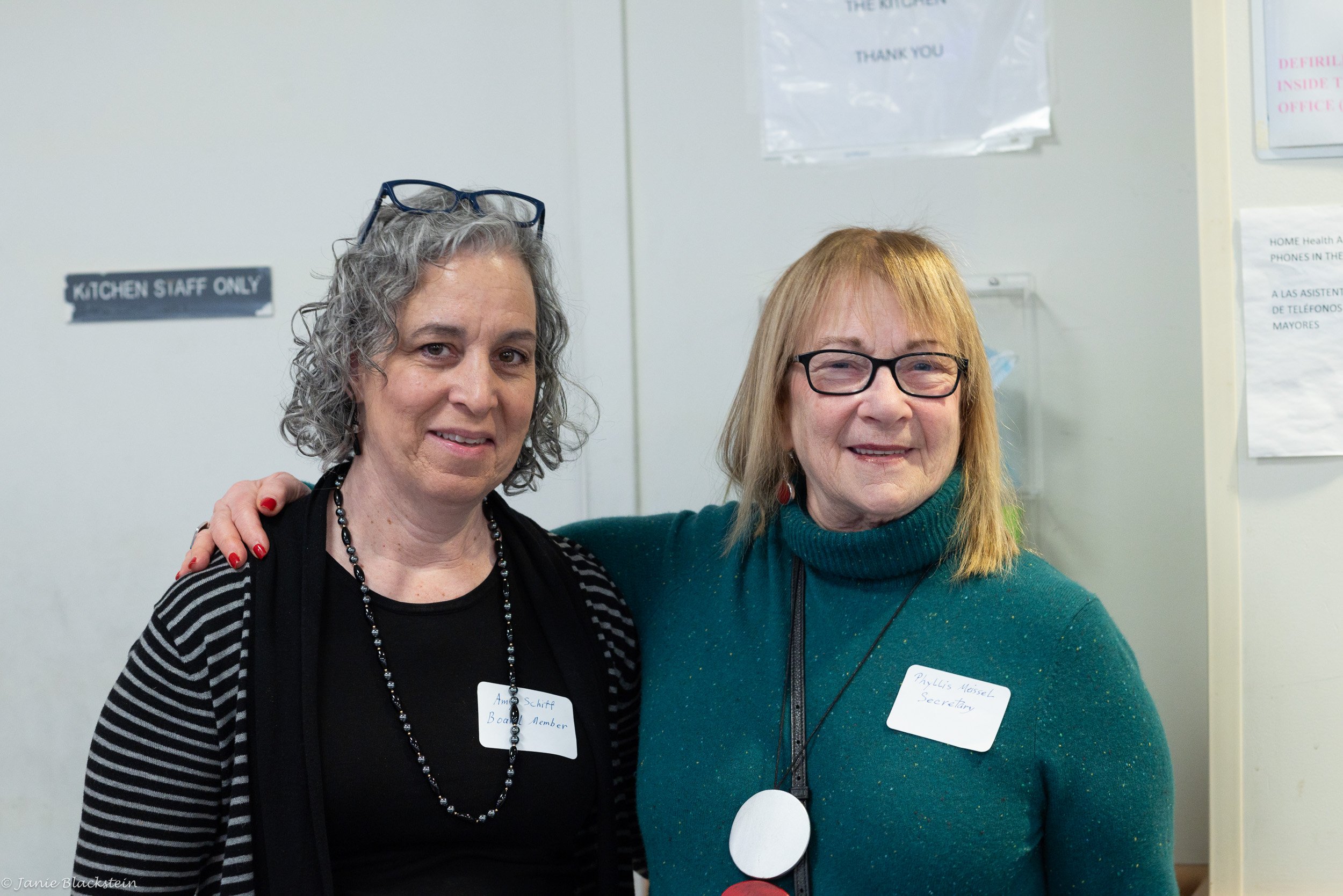 WSD Board member Amy Schiff & WSD Secretary Phyllis Meissel