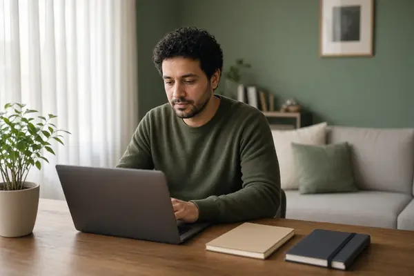 Adult recovering from depression while still working on focus