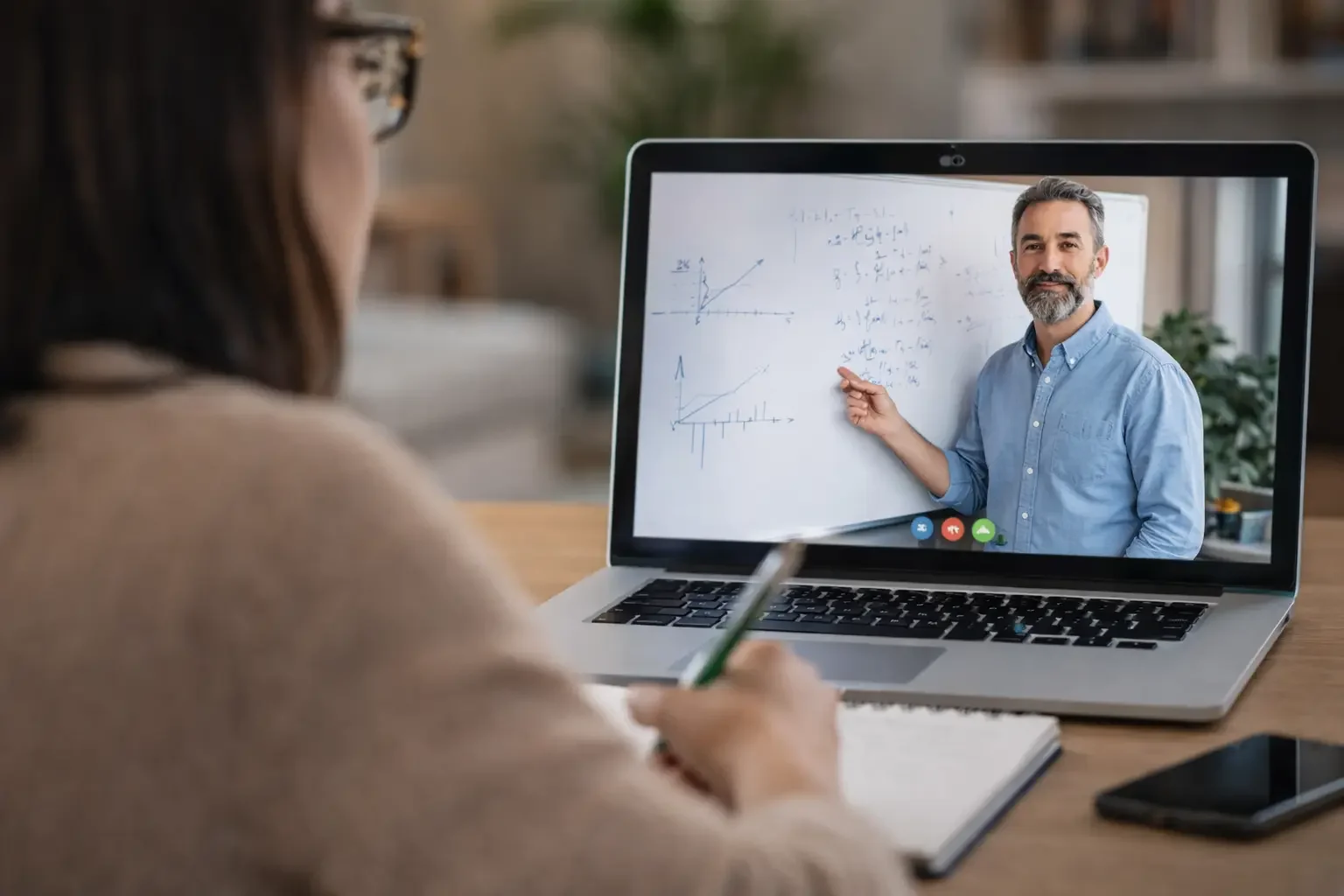 Online learning session in progress