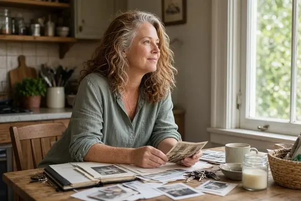 Adult reflecting on life after a late ADHD diagnosis