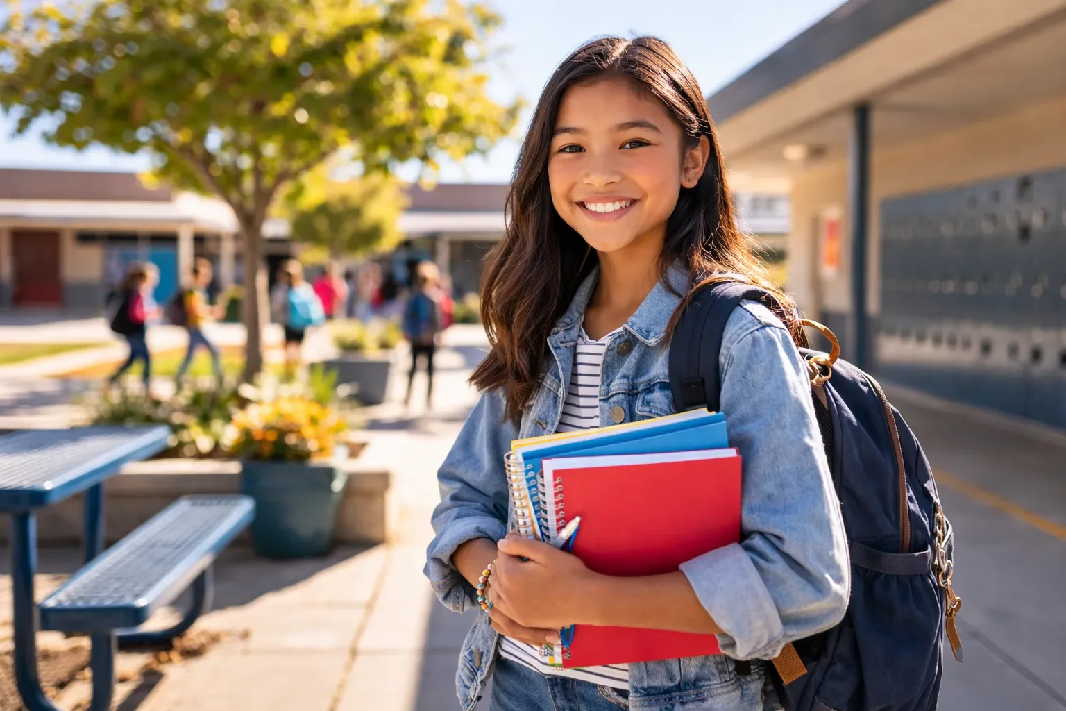 Middle school student 