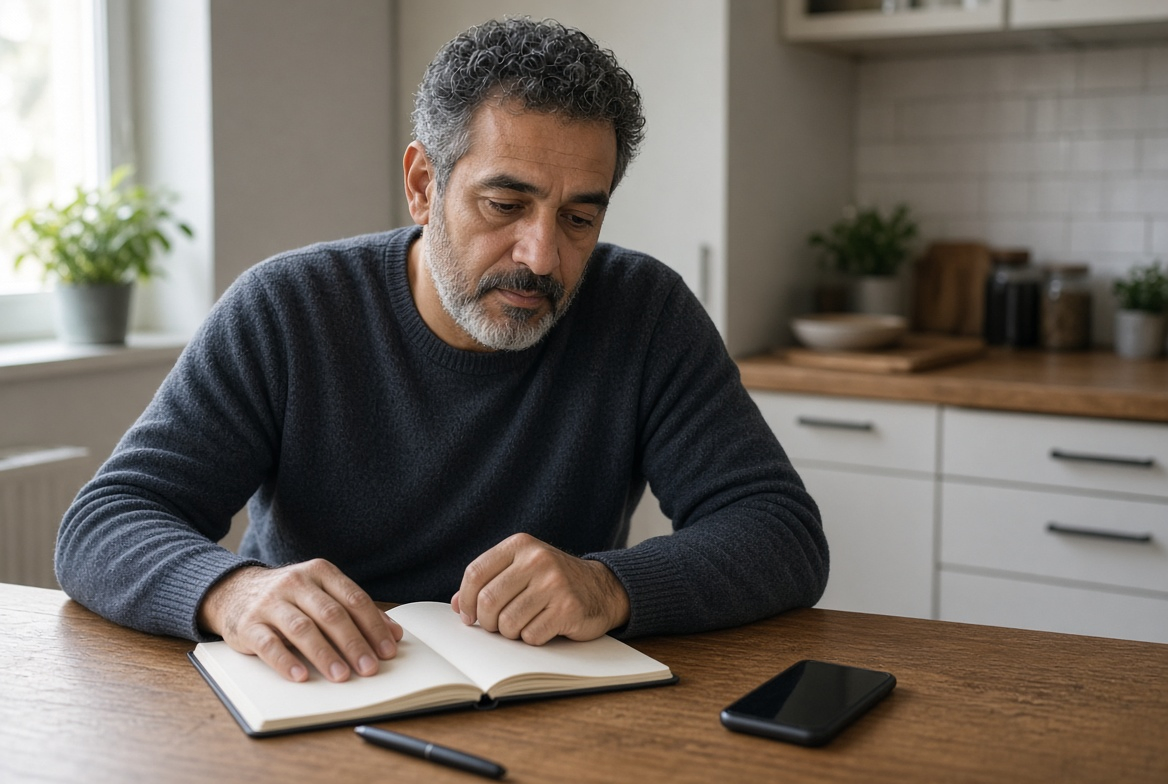 Adult comparing sleep-related fatigue with executive function difficulties