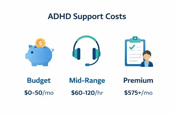 ADHD teen support cost comparison infographic 2026