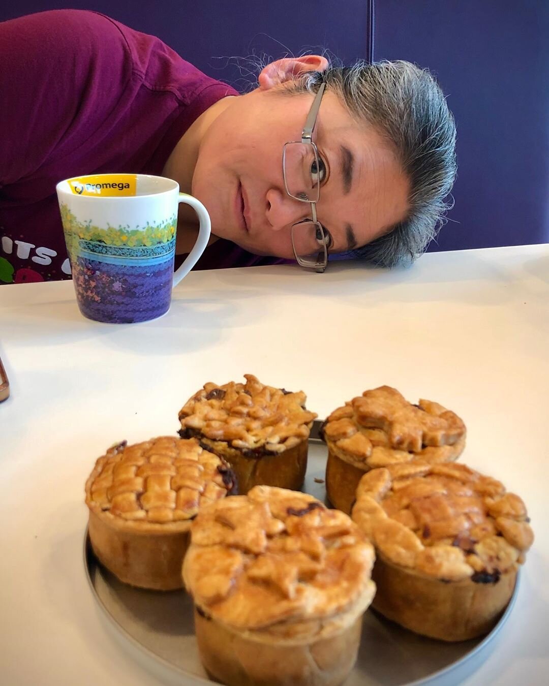 Yan made us some delicious chicken katsu curry pies