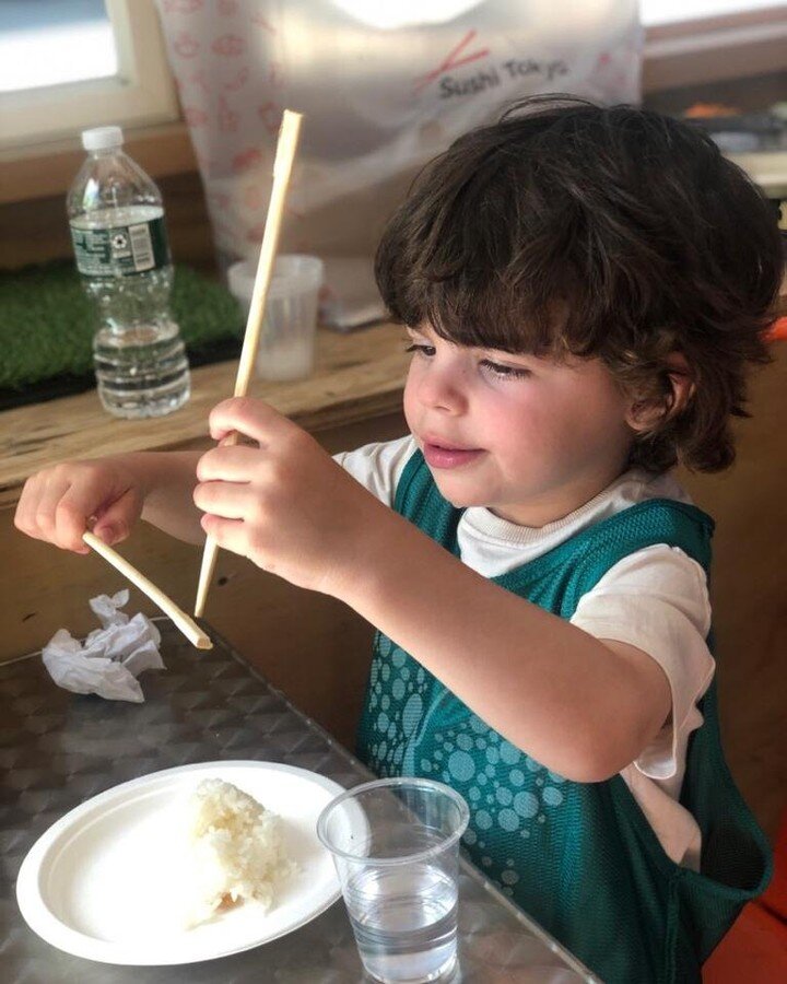 The Nursery children have been learning about manners and etiquette, with a focus on to behave at a restaurant. After a lot of practice - at snack time and in our dramatic play restaurant- the children took a trip to a nearby sushi restaurant!
#POTA 