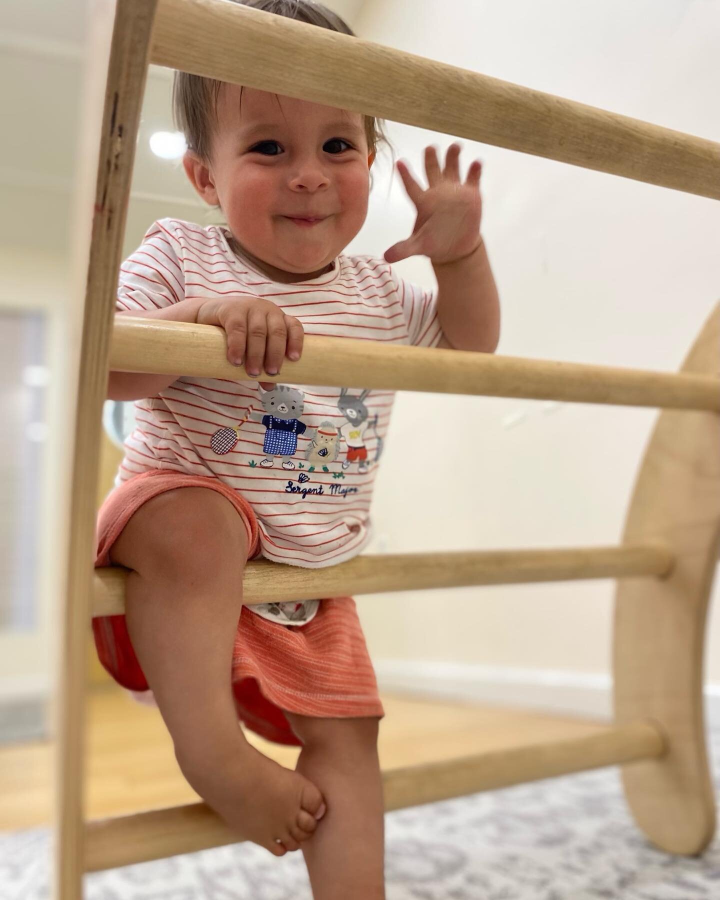 Our youngest campers are having fun exploring their limits in the classroom this summer! Infants benefit from experimenting with climbing (and sometimes tumbling!) on their own to help them learn the value of trying things over and over until they su
