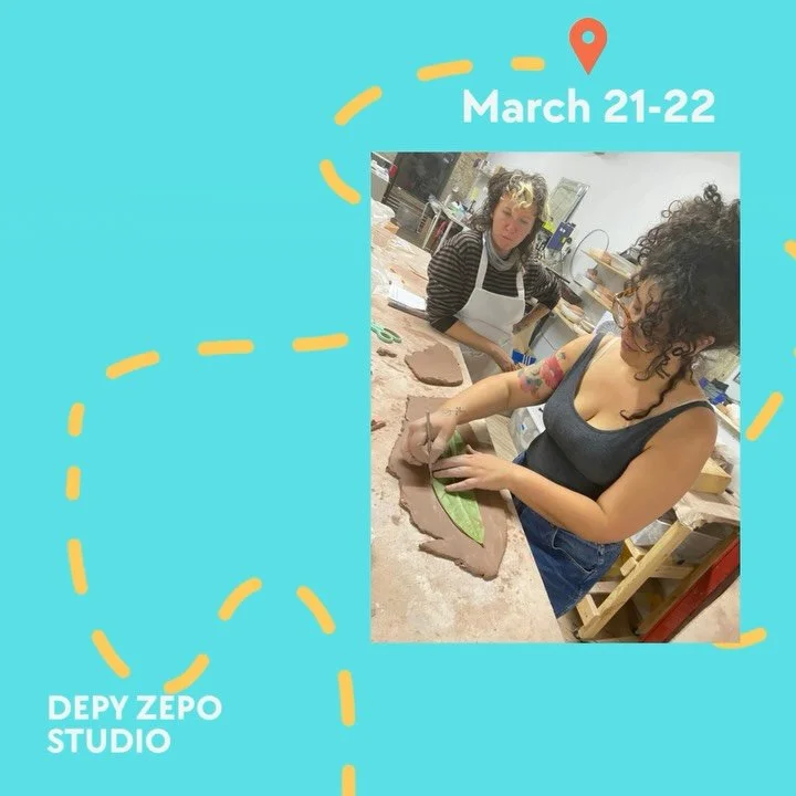 my friends, so much is happening in zepo land, and i feel like I&rsquo;m not doing a great job talking about it. But today all that changes! I&rsquo;m opening my brand new studio to the public this weekend in partnership with @chicago_center_for_craf