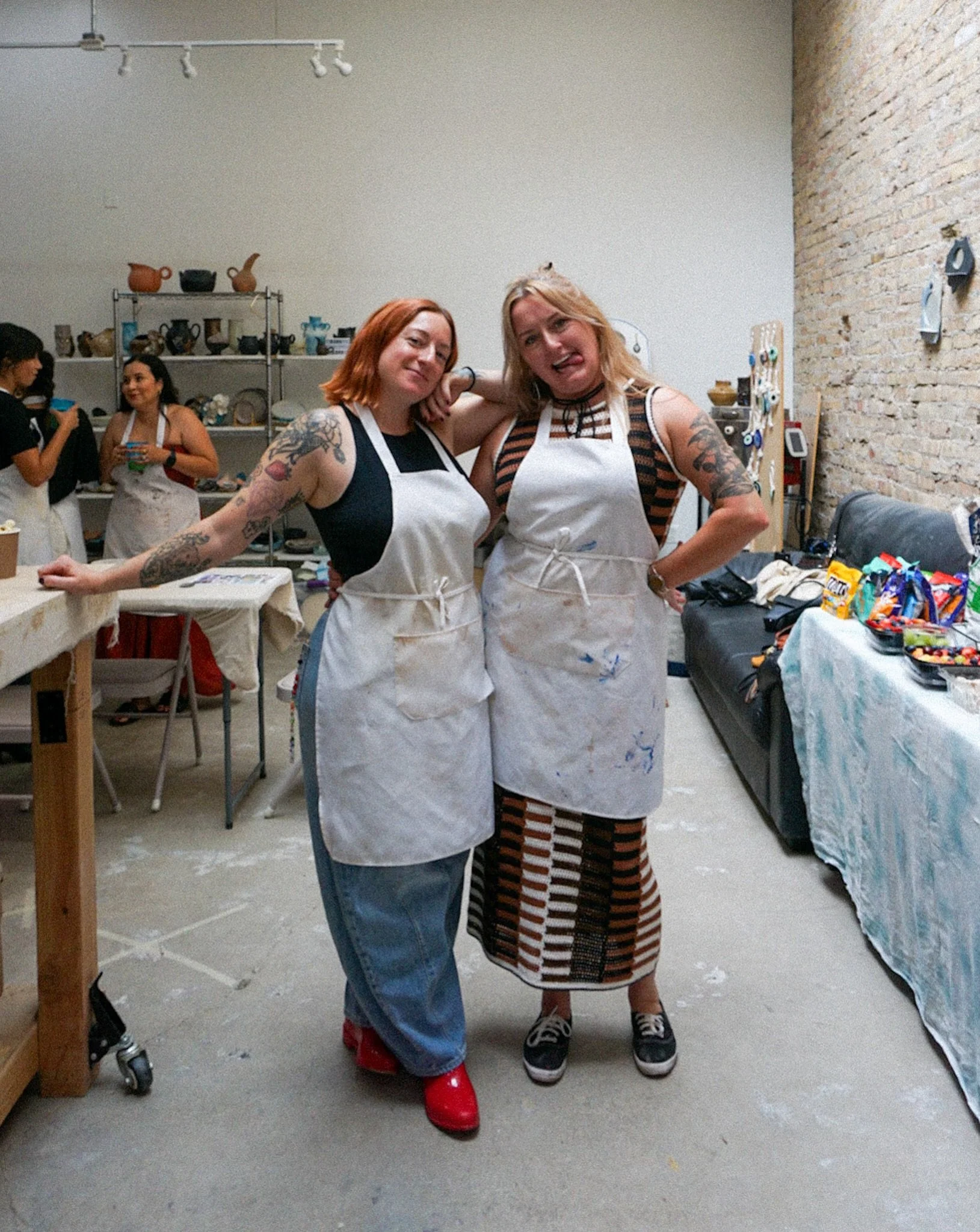 Let Big Sky host your birthday party!! The immensely creative @alexzlikestacos brought 15 of her friends and family to make Amulets and Energetic Objects in a private workshop hosted by @depyzepo ! Everyone had a blast, it&rsquo;s always so amazing t