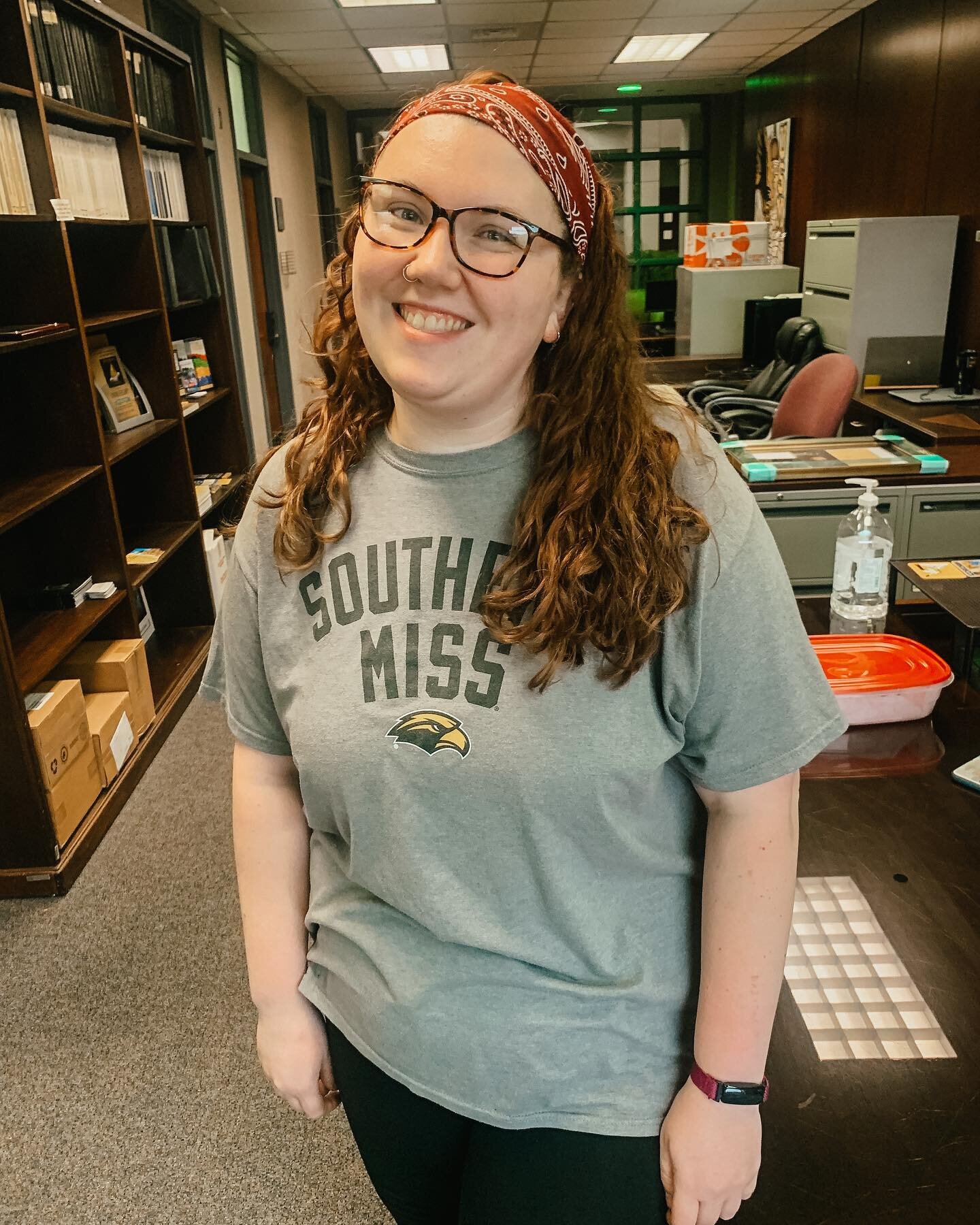 ✨GRAD STUDENT SHOUT OUT✨
This is the smile of @penelopejankoski who just landed a Mississippi Space Grant Consortium (MSSGC) Fellowship! This means @penelopejankoski will be working with a local K-12 teacher in a STEM area for ten hours per week duri