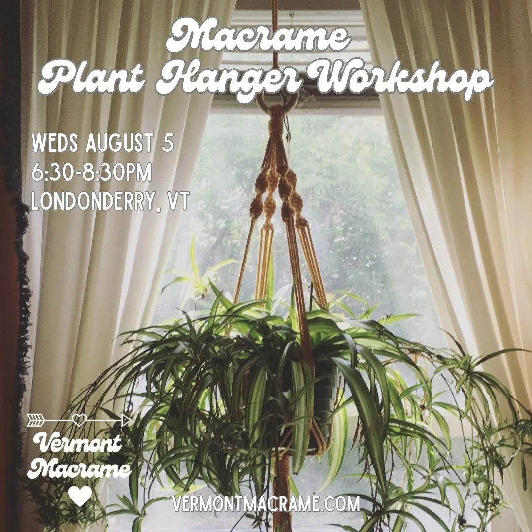 Macrame Plant Hanger Workshop