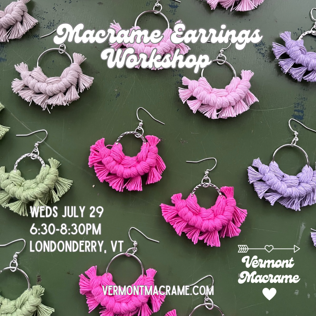 Macrame Earrings Workshop