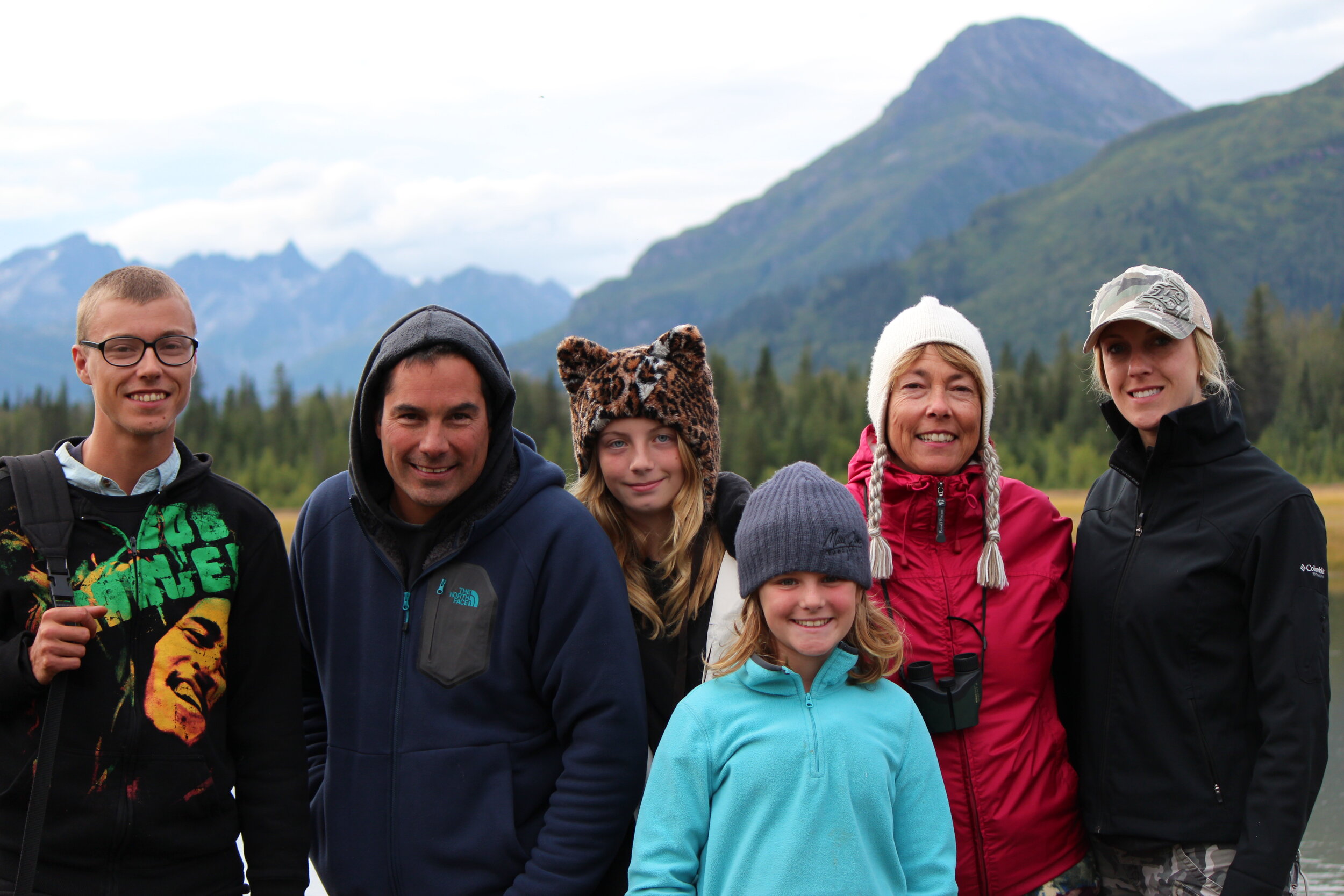 Bear camp family pic