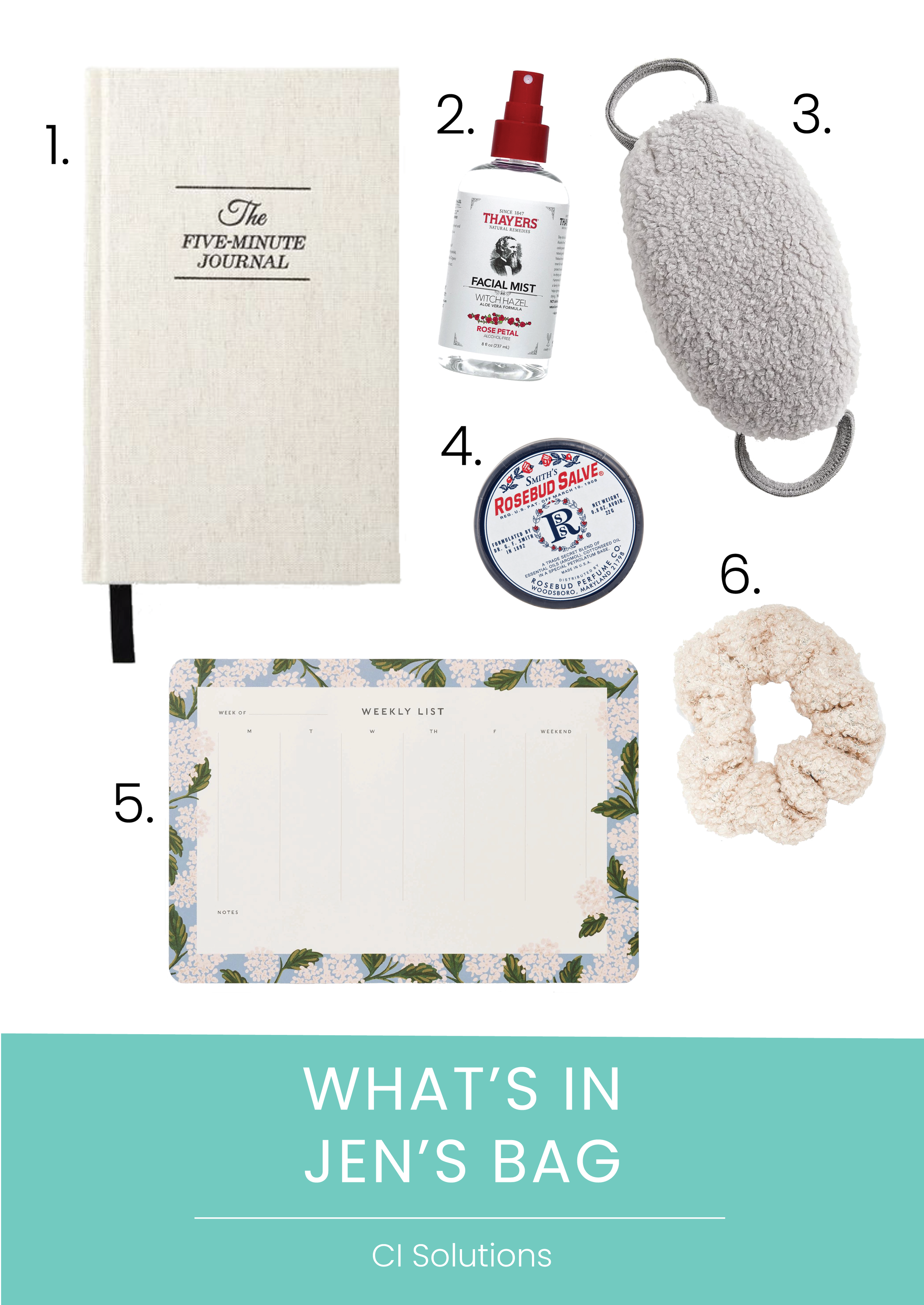 What's in Jen's Bag?