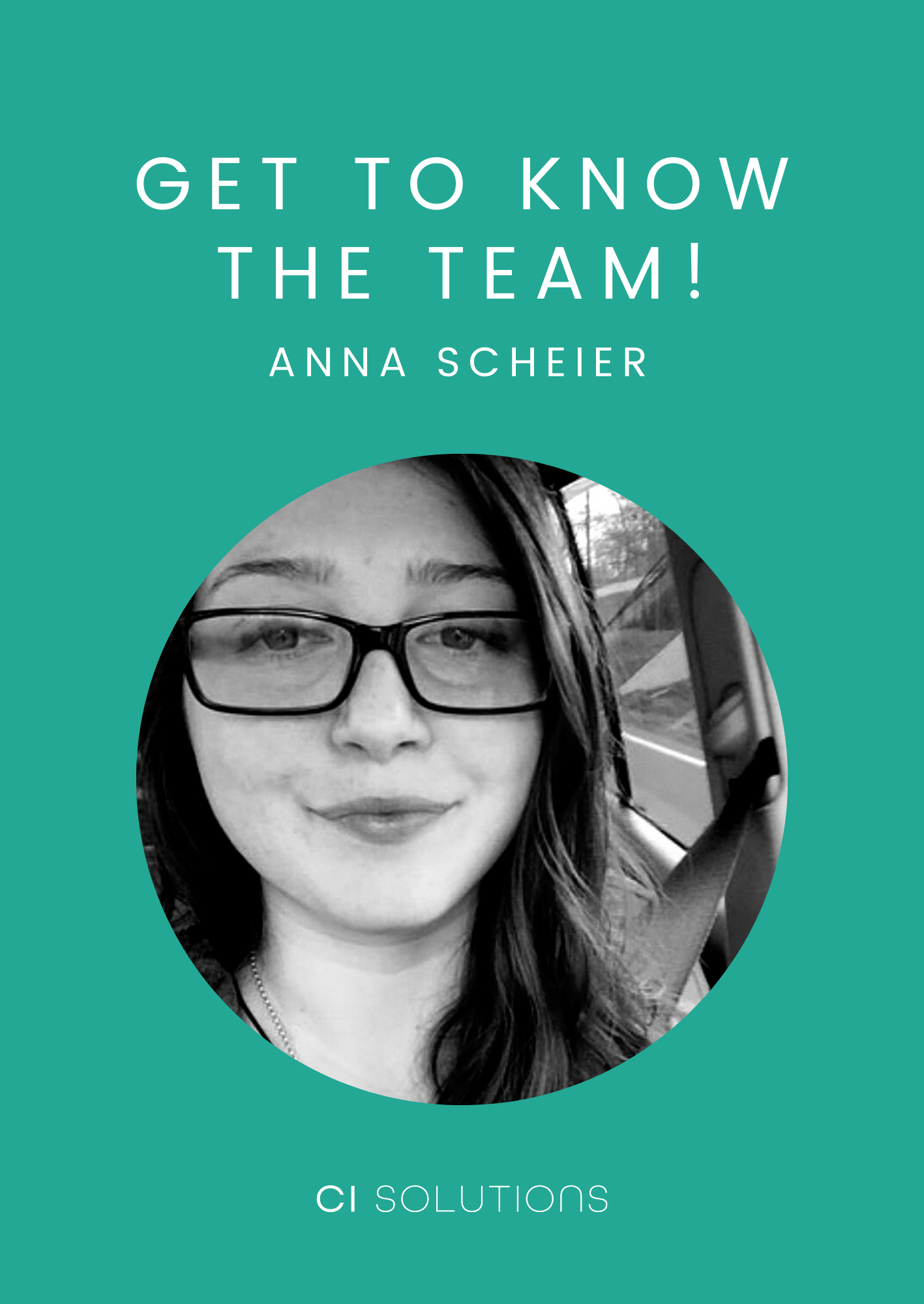 Get to Know the Team! An Interview with Anna Scheier