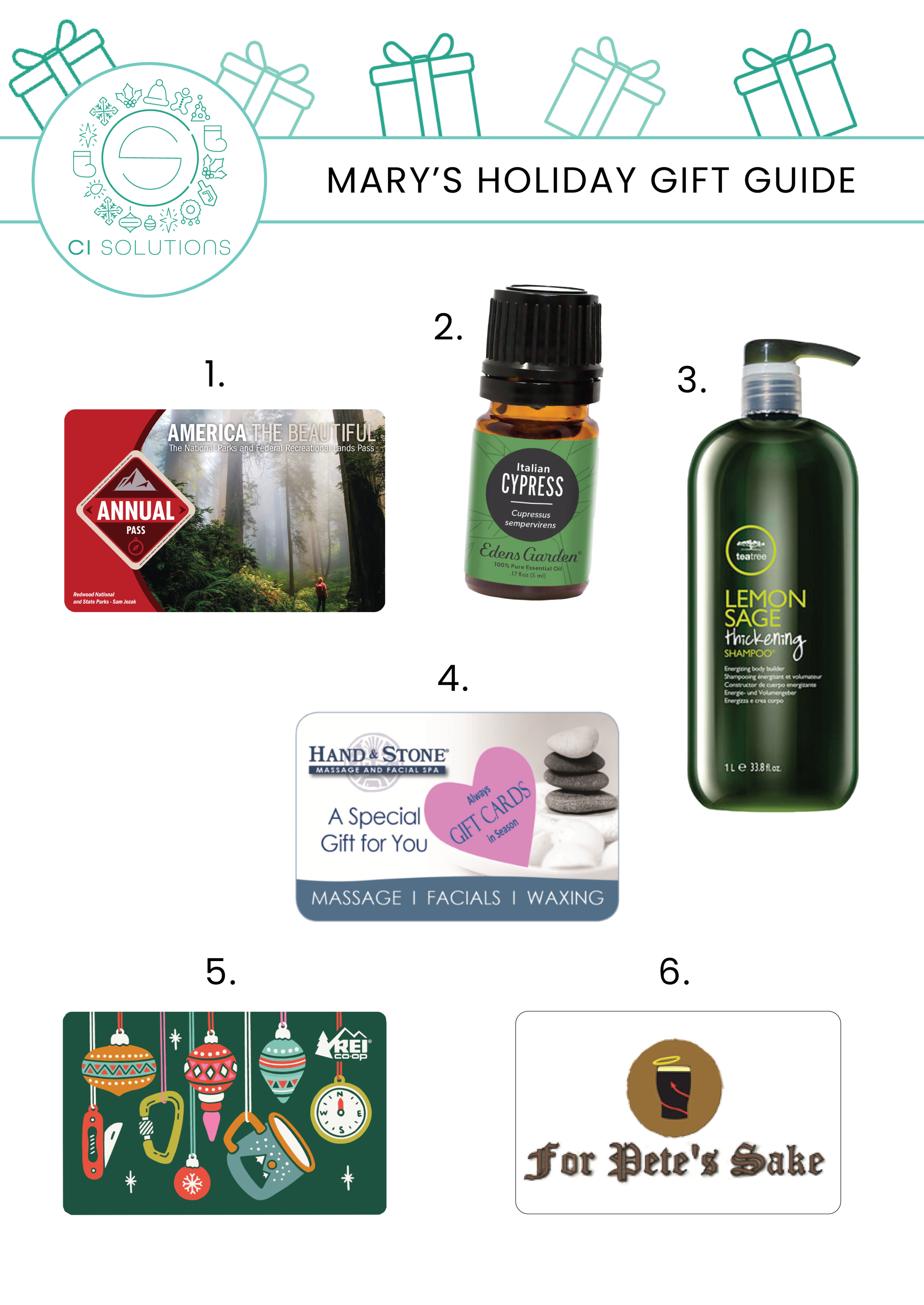 Mary's Holiday Gift Guide