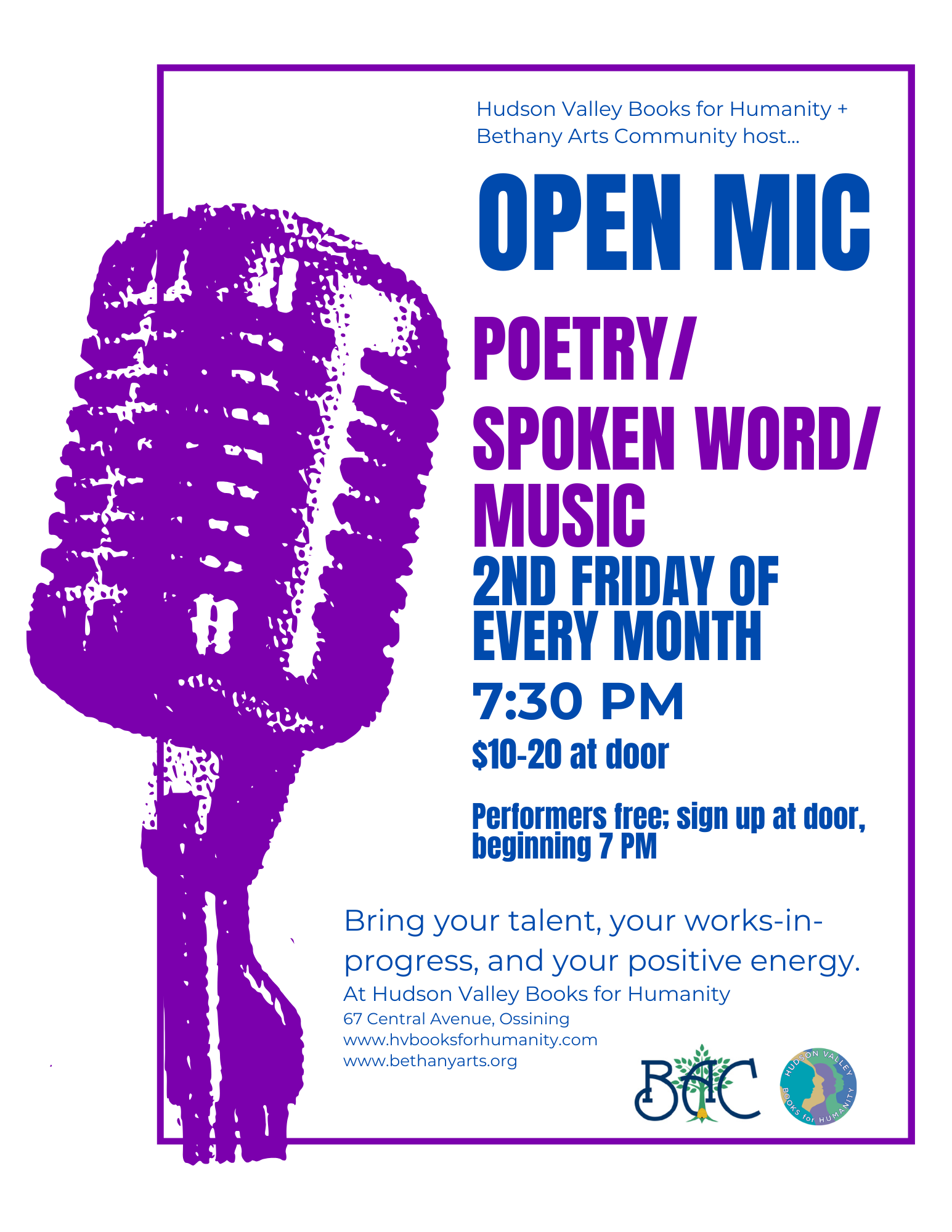 Open Mic at the Bookstore!