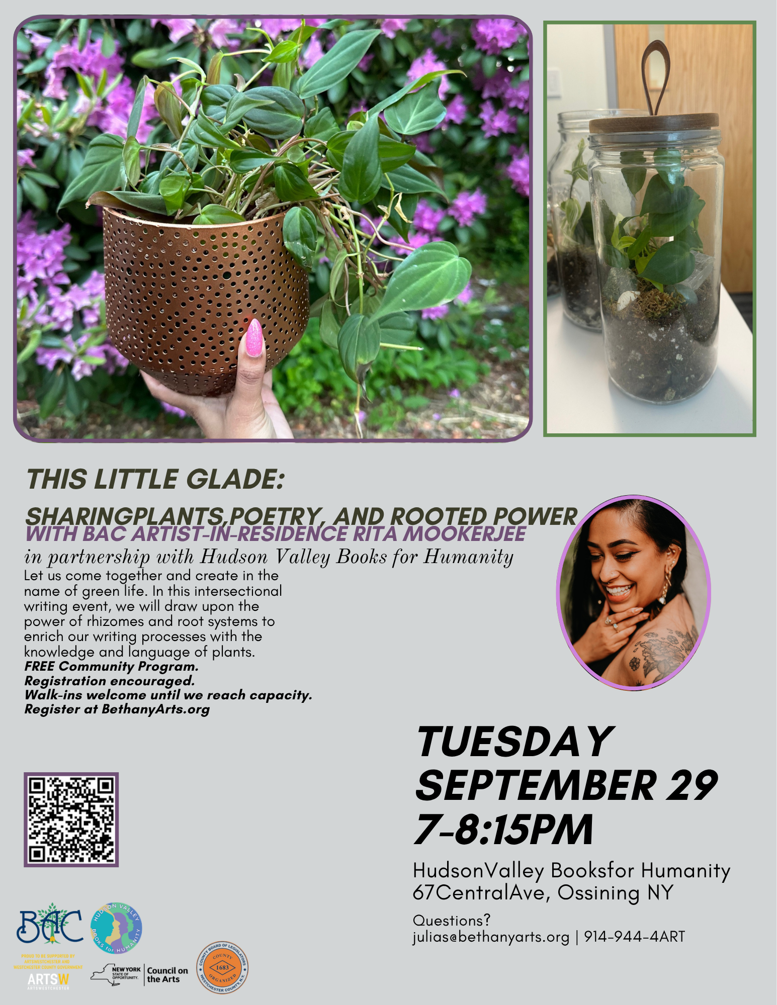 This Little Glade: Sharing Plants, Poetry, and Rooted Power