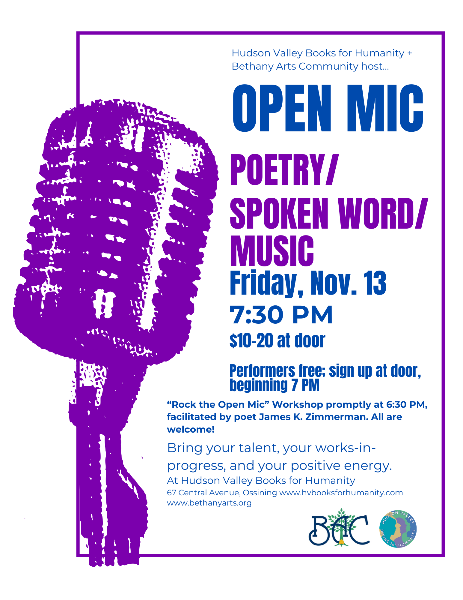 Open Mic at the Bookstore! 