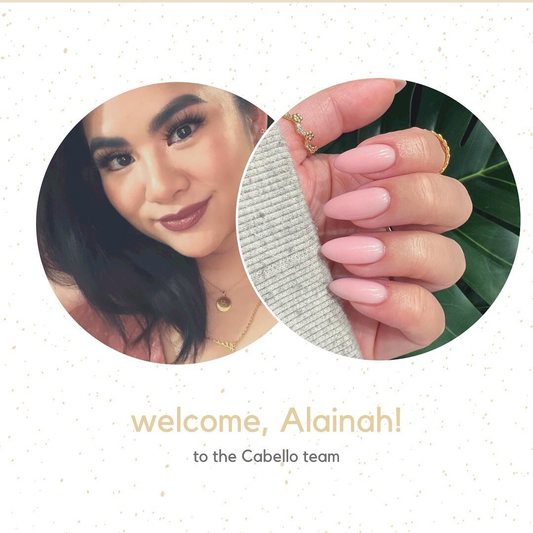 We&rsquo;re so pleased to welcome another talented nail queen to the team 💅🏼

And we&rsquo;re helping Alainah to feel at home with a special introductory offer:
✨ &pound;45 for gel hands and feet ✨ 

Nail art can be added at an extra charge, offer 