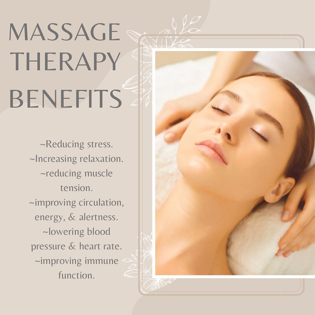 We offer a variety of different massage techniques to help you feel your best! Call (405)608-0582 to book!