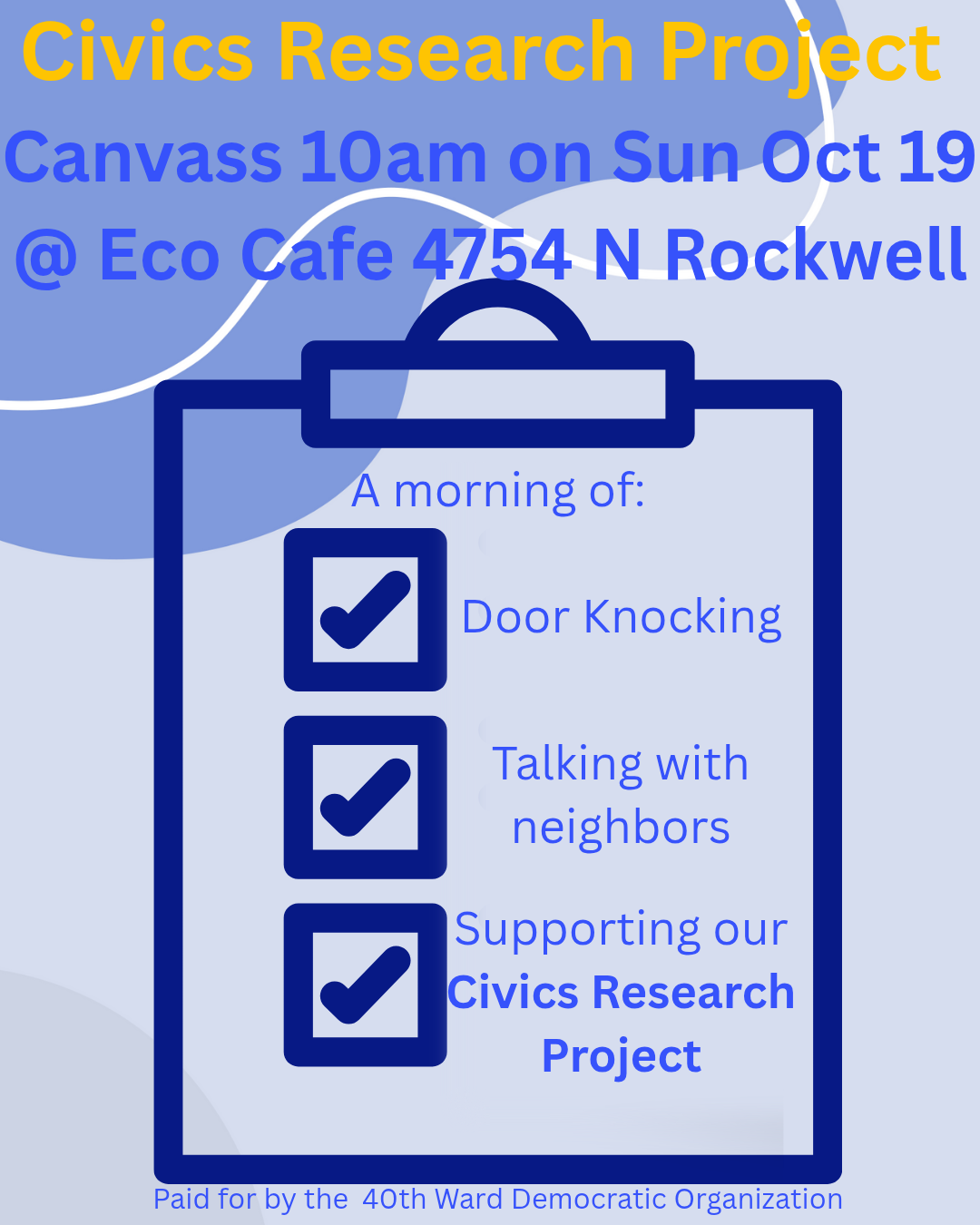 Civics Research Project Canvass