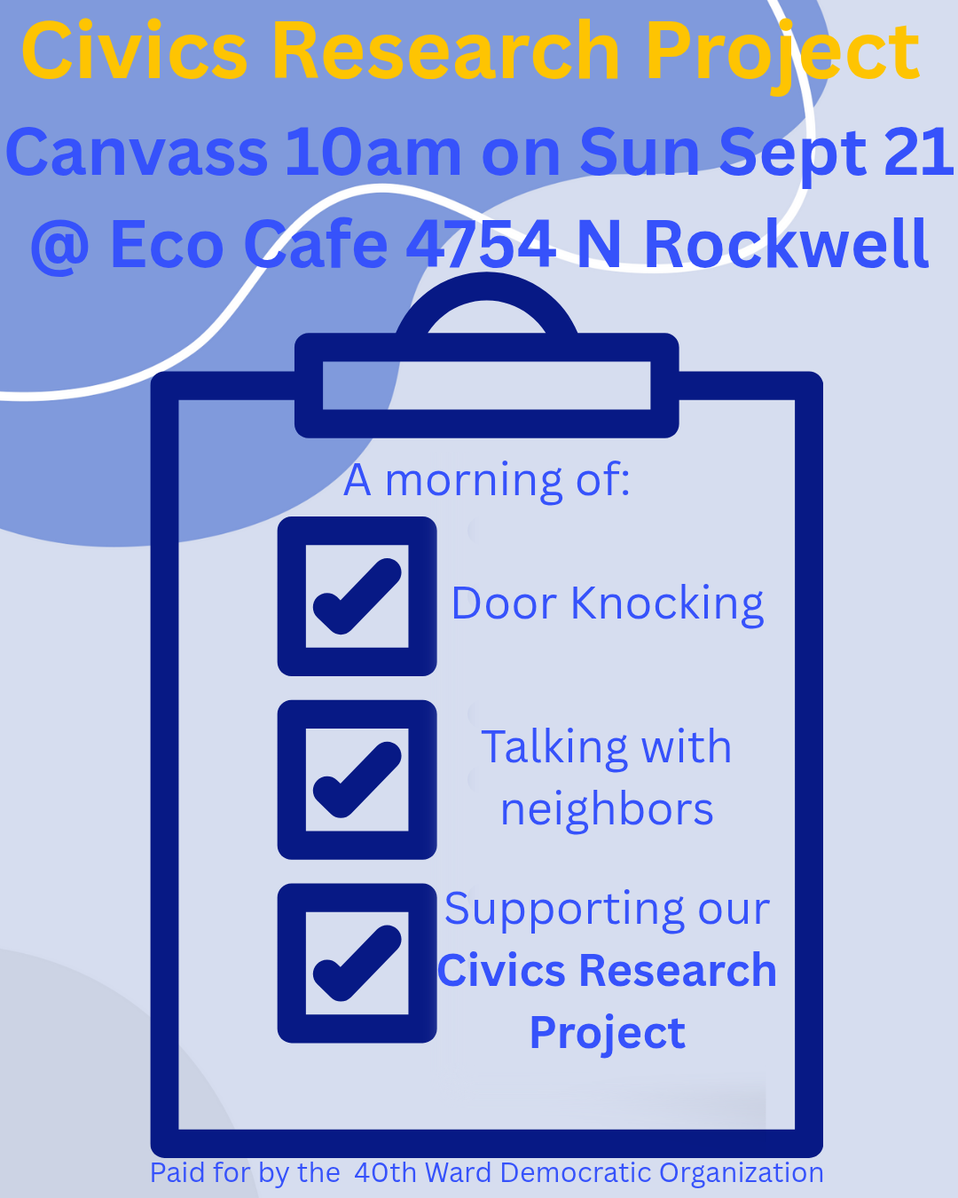 Civics Research Project Canvass